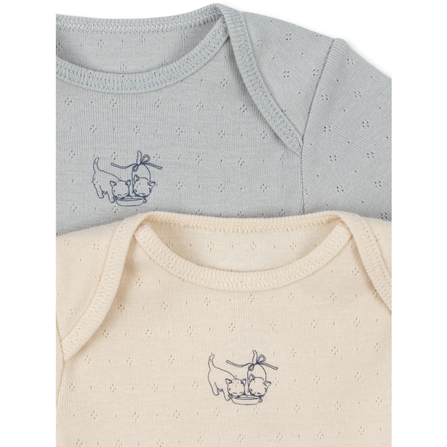 Konges Sløjd Buttercream/Pearl Blue Fanga Fontana Perla 2 Pak Ss Body Ocs - Image 3