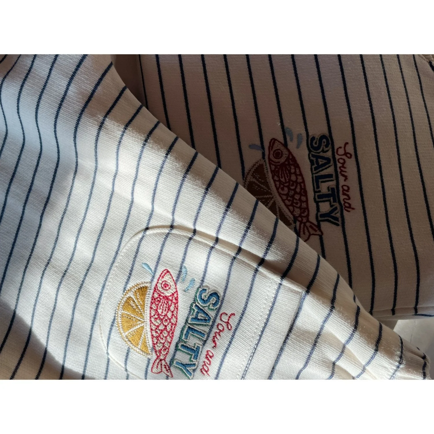 Konges Sløjd Captains Blue/Antique White Amio Sweat Bukser Ocs - Image 3