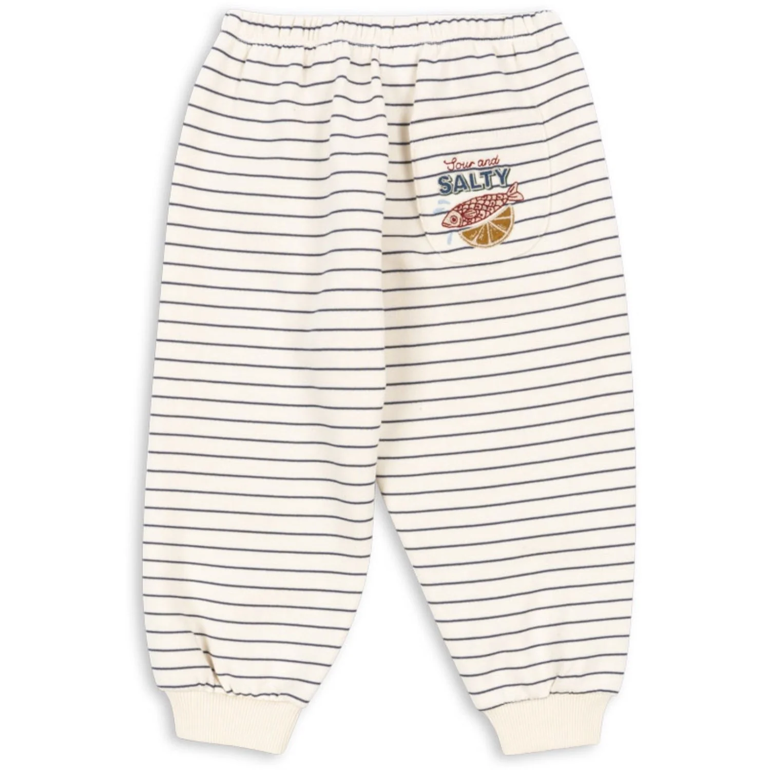 Konges Sløjd Captains Blue/Antique White Amio Sweat Bukser Ocs - Image 7
