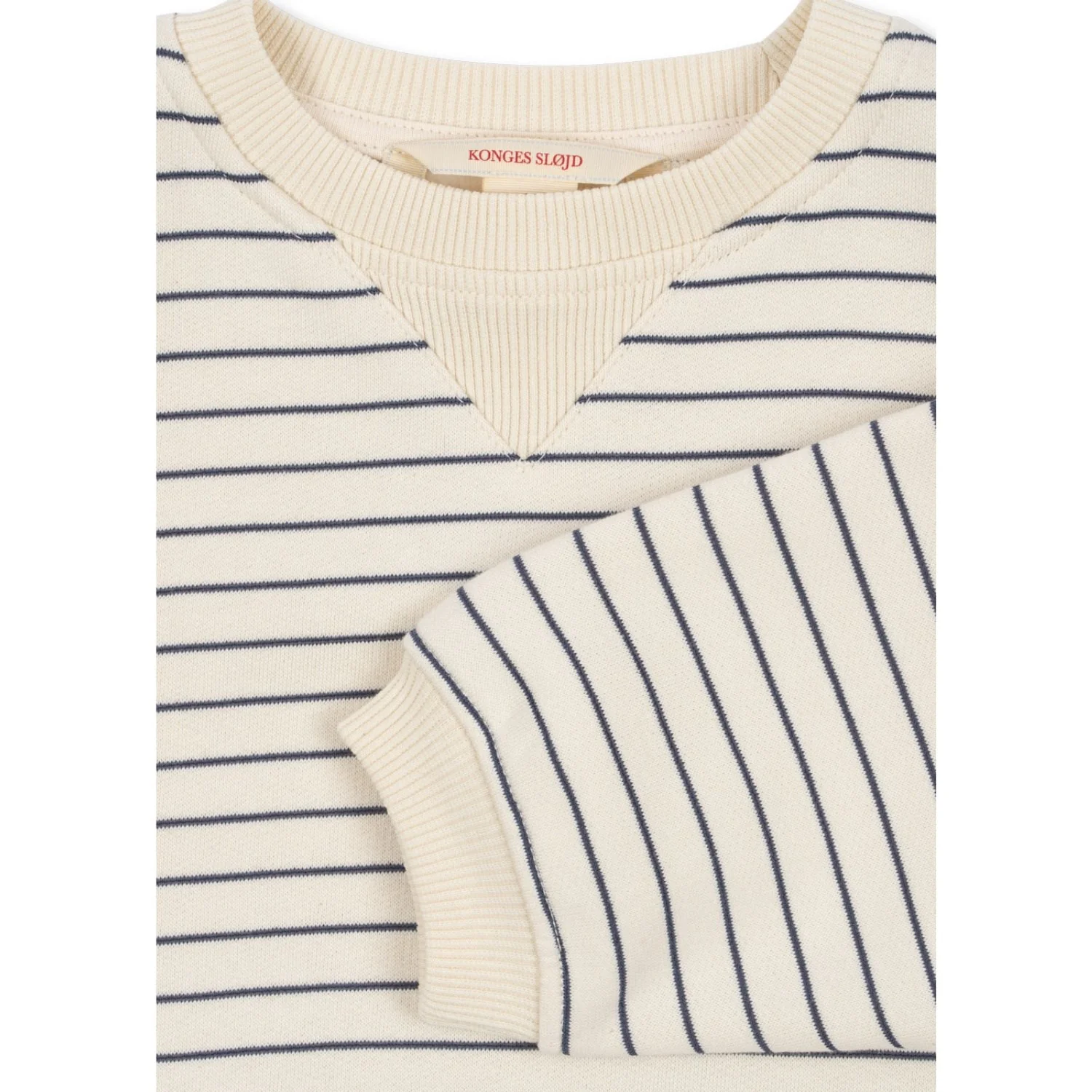 Konges Sløjd Captains Blue/Antique White Amio Sweatshirt Ocs - Image 7
