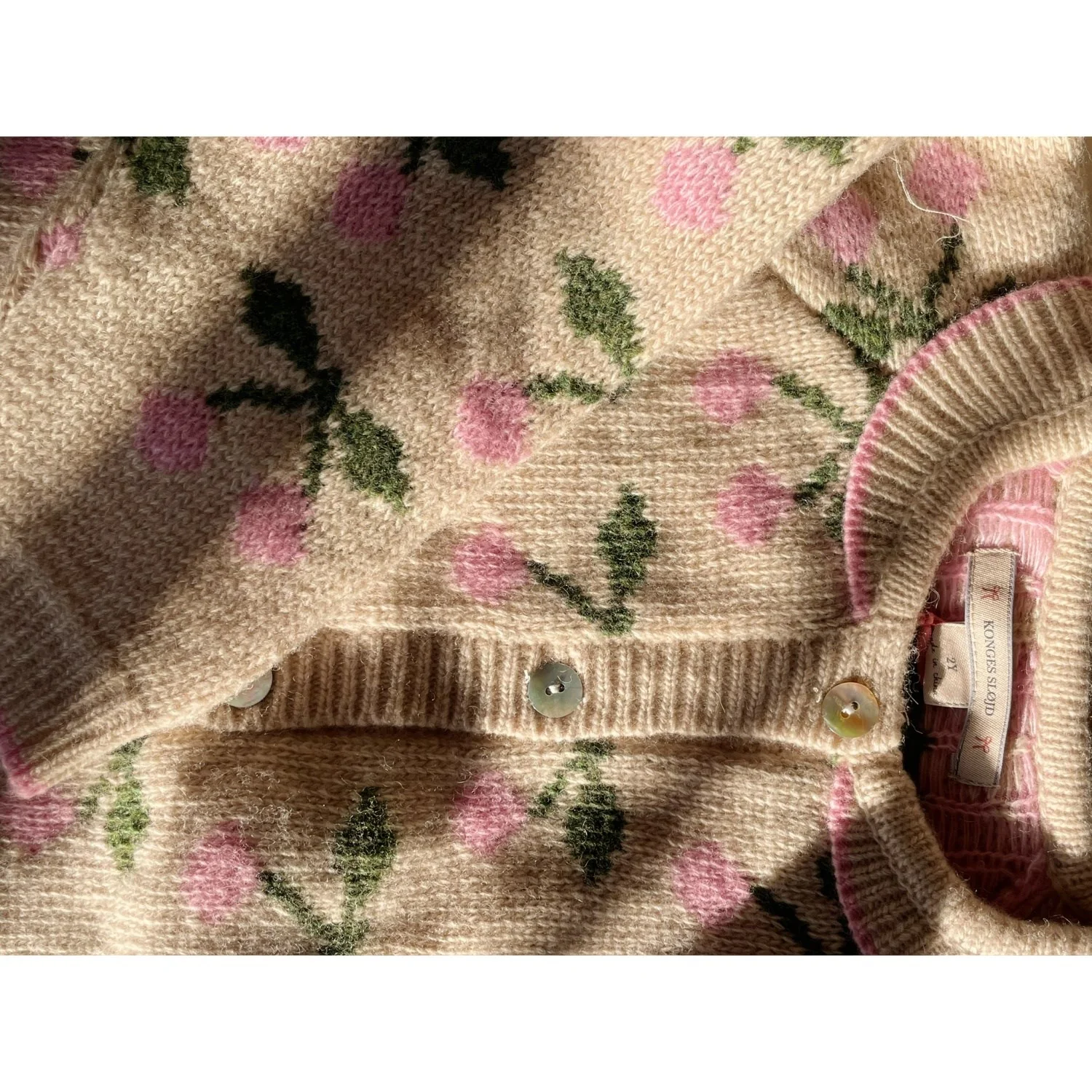 Konges Sløjd Cherry Belou Strik Krave Cardigan - Image 5