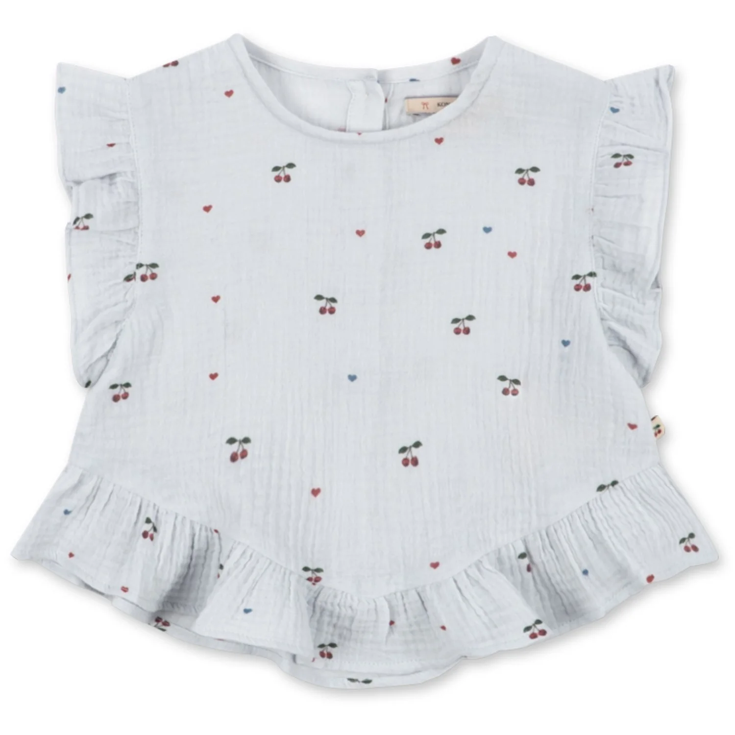 Konges Sløjd Cherry Blue Coeur Coco Top Gots