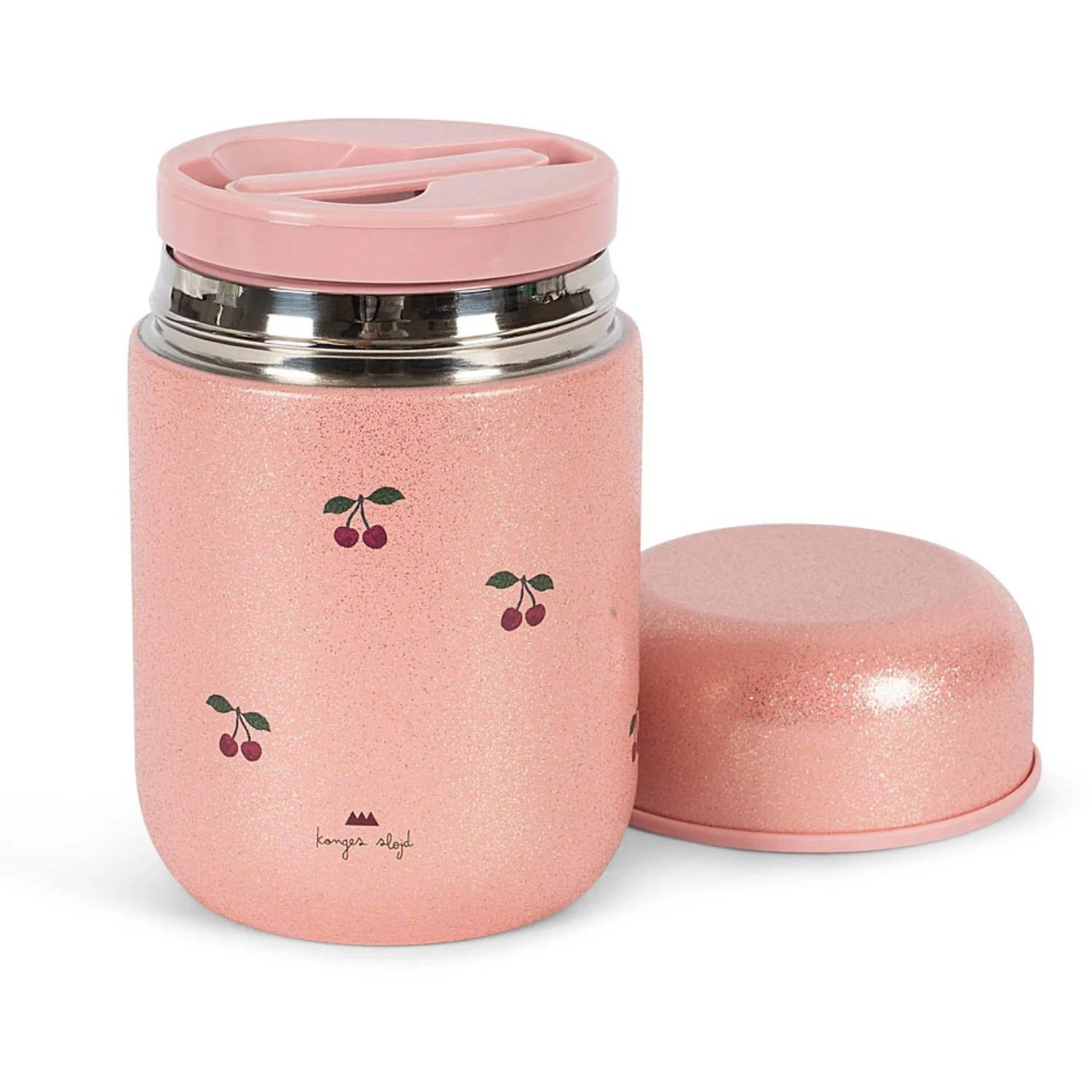 Konges Sløjd Cherry Glitter Glitter Thermo Food Jar - Image 4