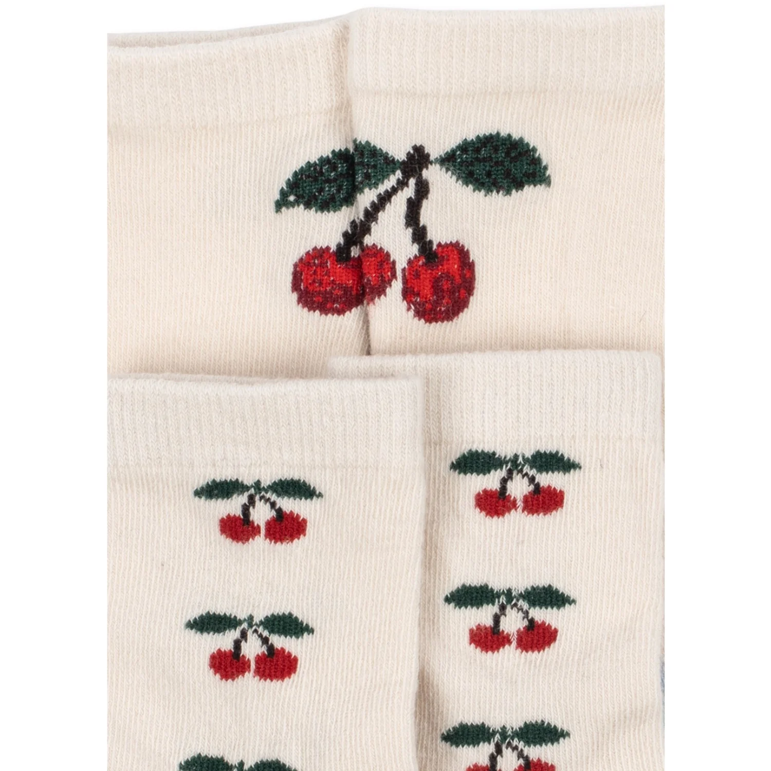 Konges Sløjd Cherry Mix 2 Pak Jacquard Cherry Strømper - Image 2