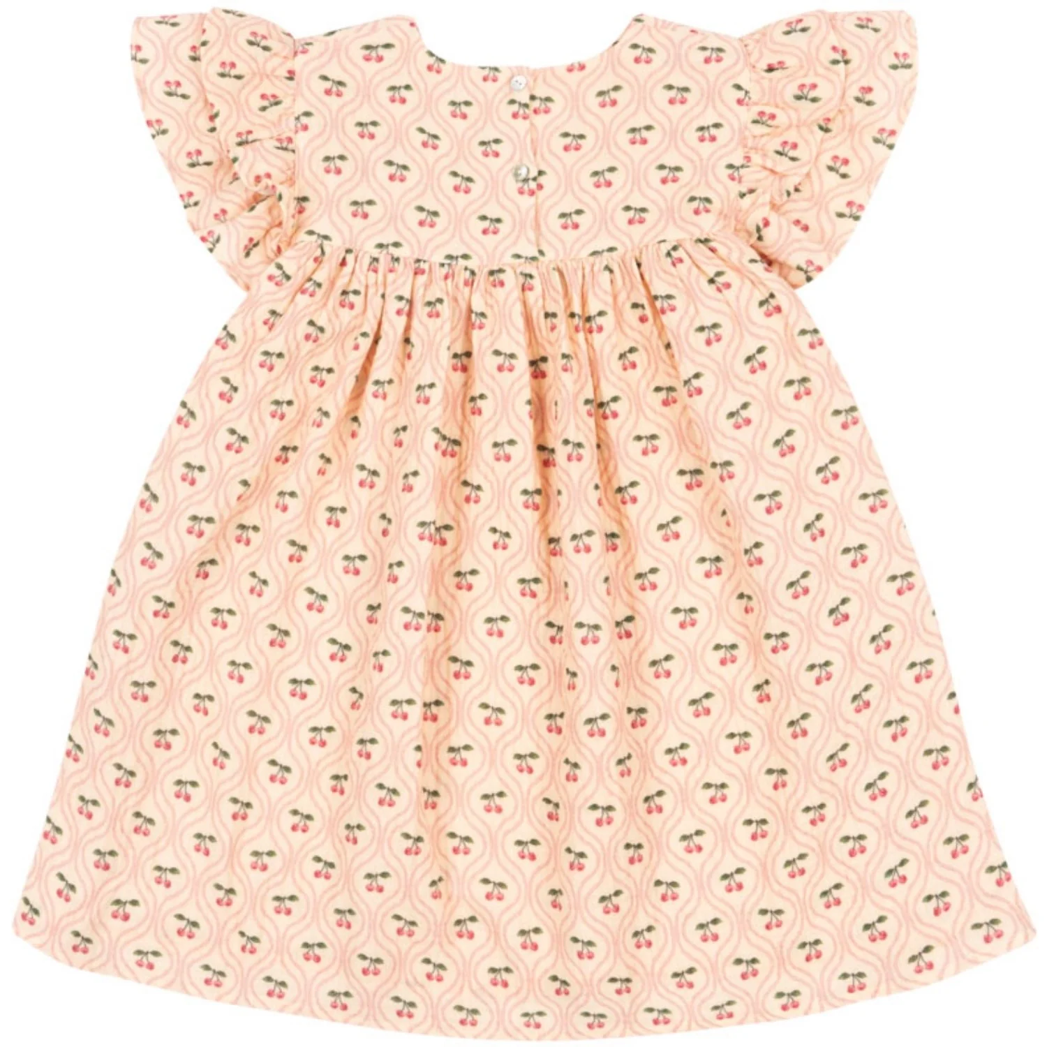 Konges Sløjd Cherry Pink Motif Coco Kjole GOTS - Image 6