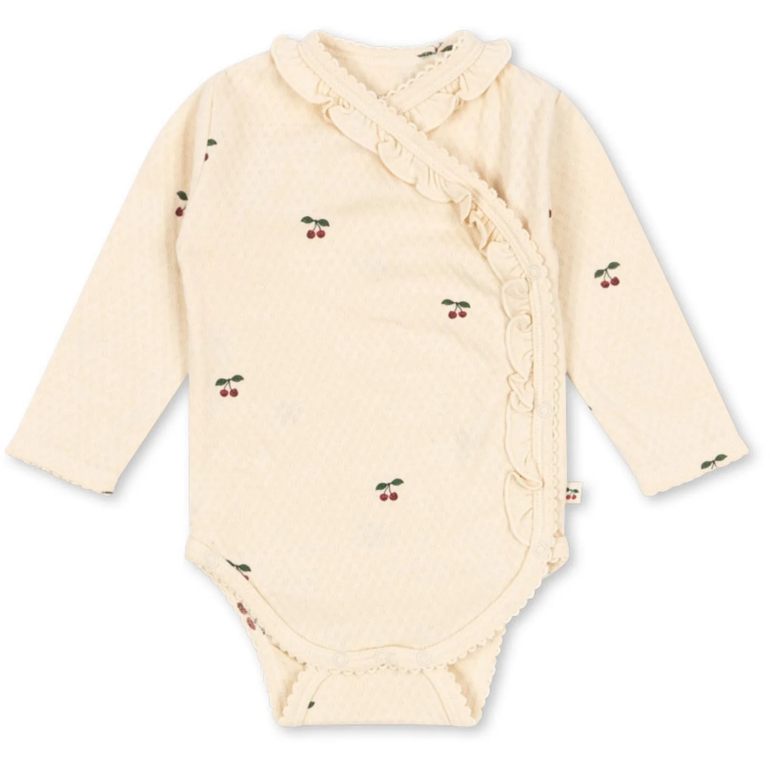 Konges Sløjd Cherry Sui Newborn Flæse Body GOTS