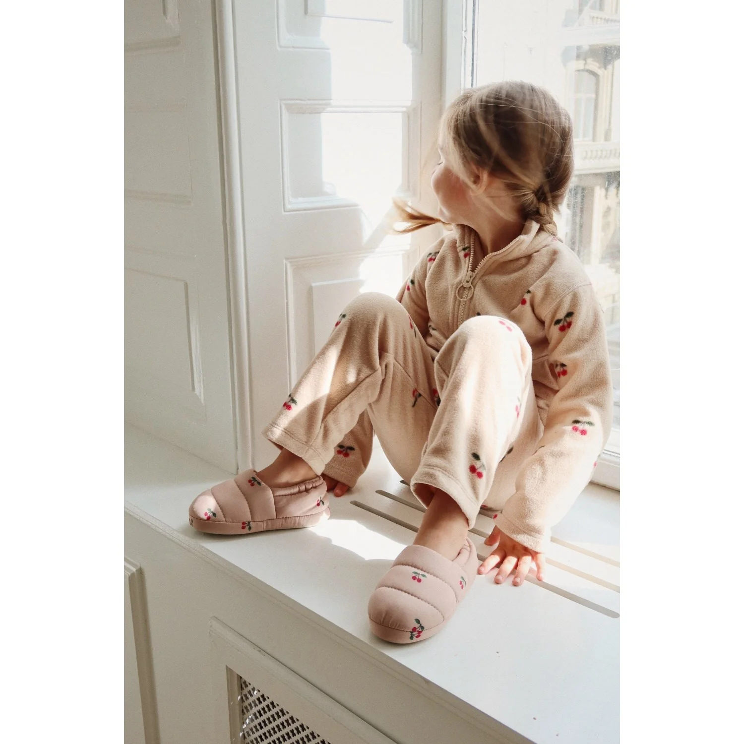 Konges Sløjd x Luksusbaby Cherry Tavi Fleece Bukser Grs - Image 3