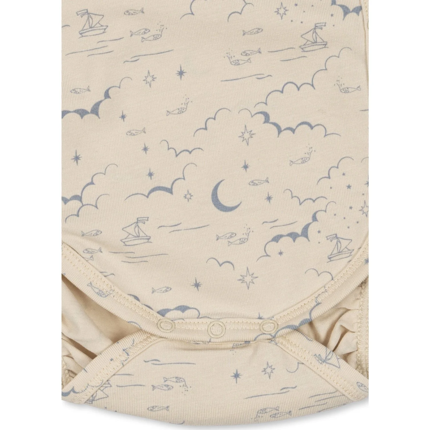 Konges Sløjd Cielo Marino Basic Ls Newborn Body Gots - Image 5