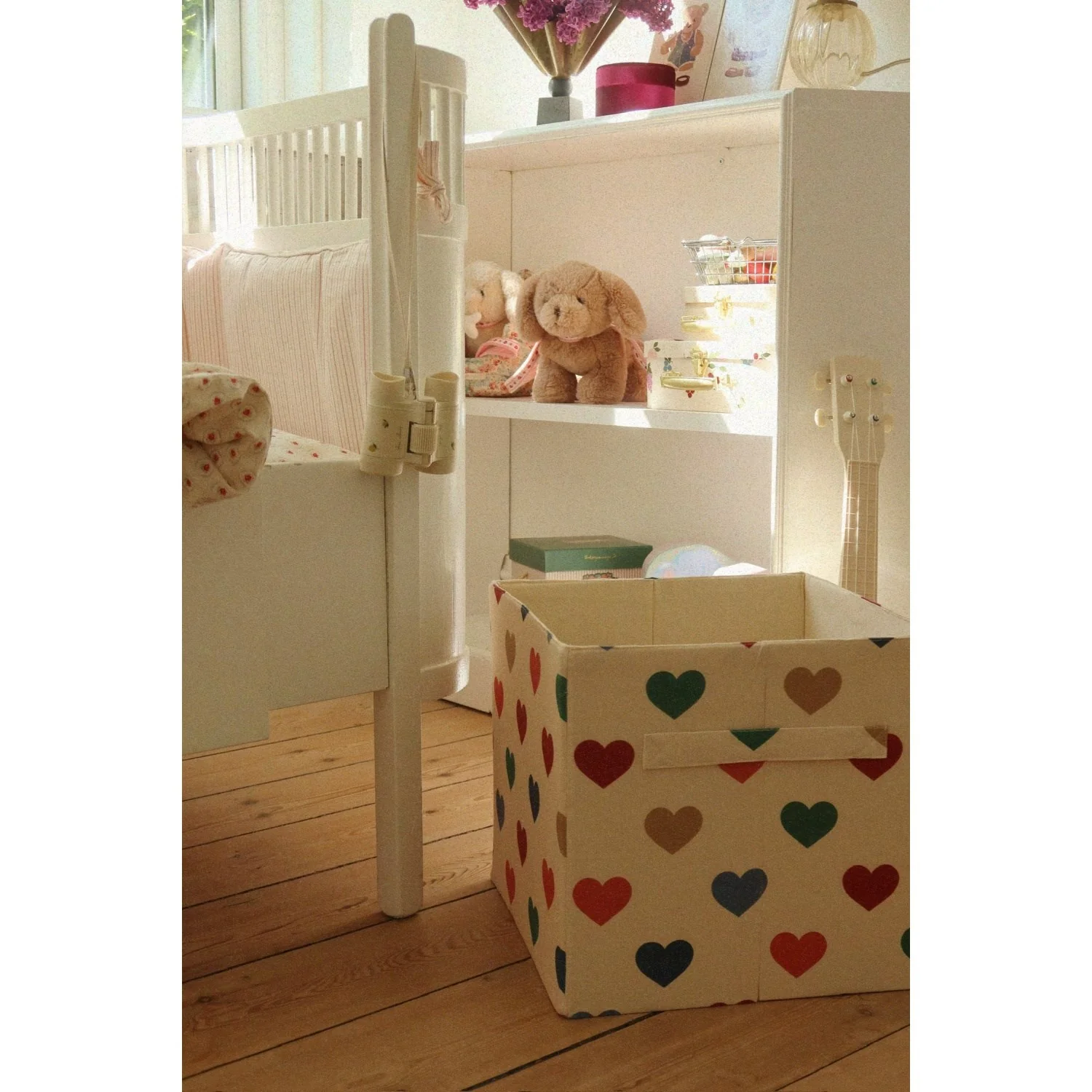 Konges Sløjd Coeur Coloré Stof Opbevaring Baskets 2 Pcs - Image 2