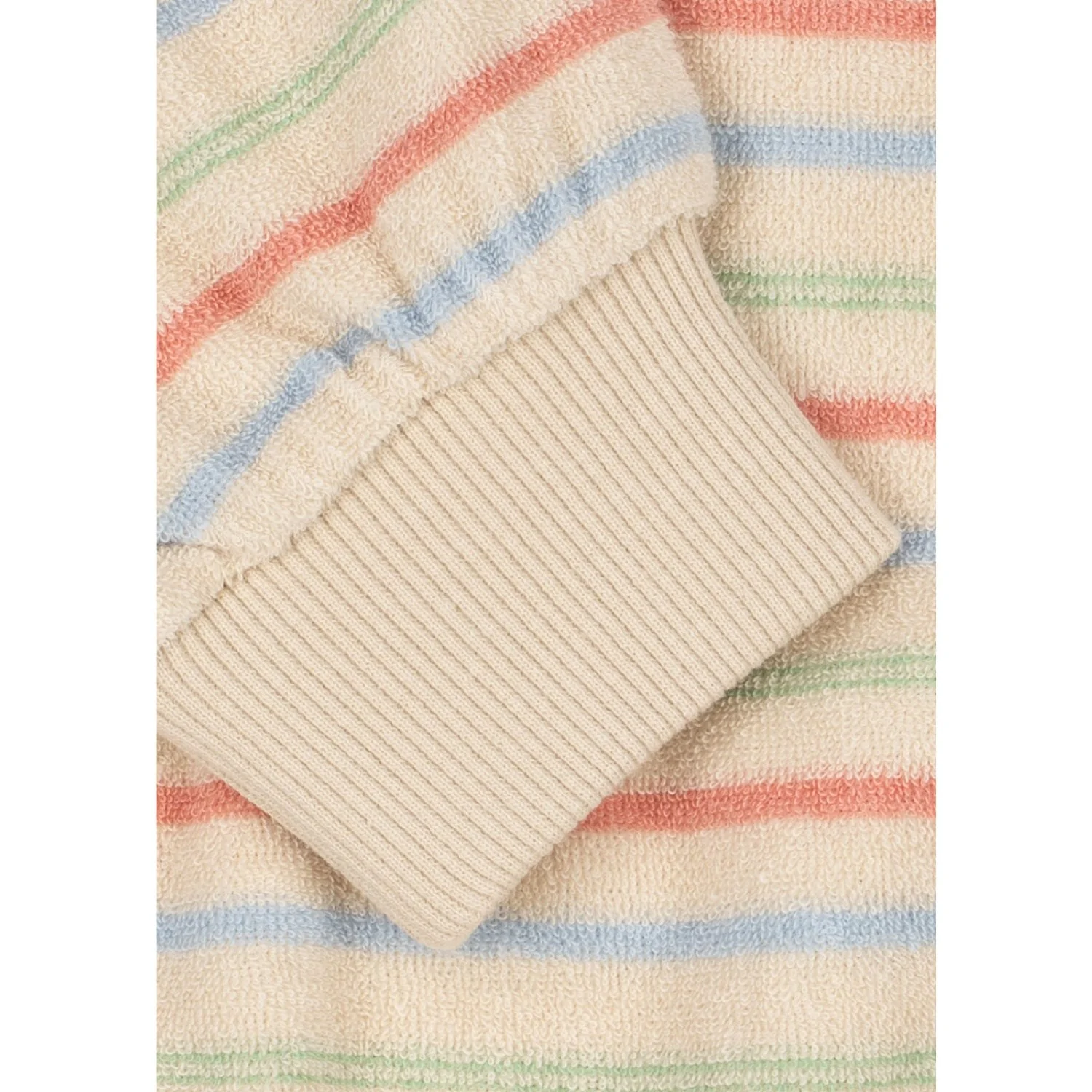 Konges Sløjd Confetti Stripe Itty Rib Sweatshirt Gots - Image 3