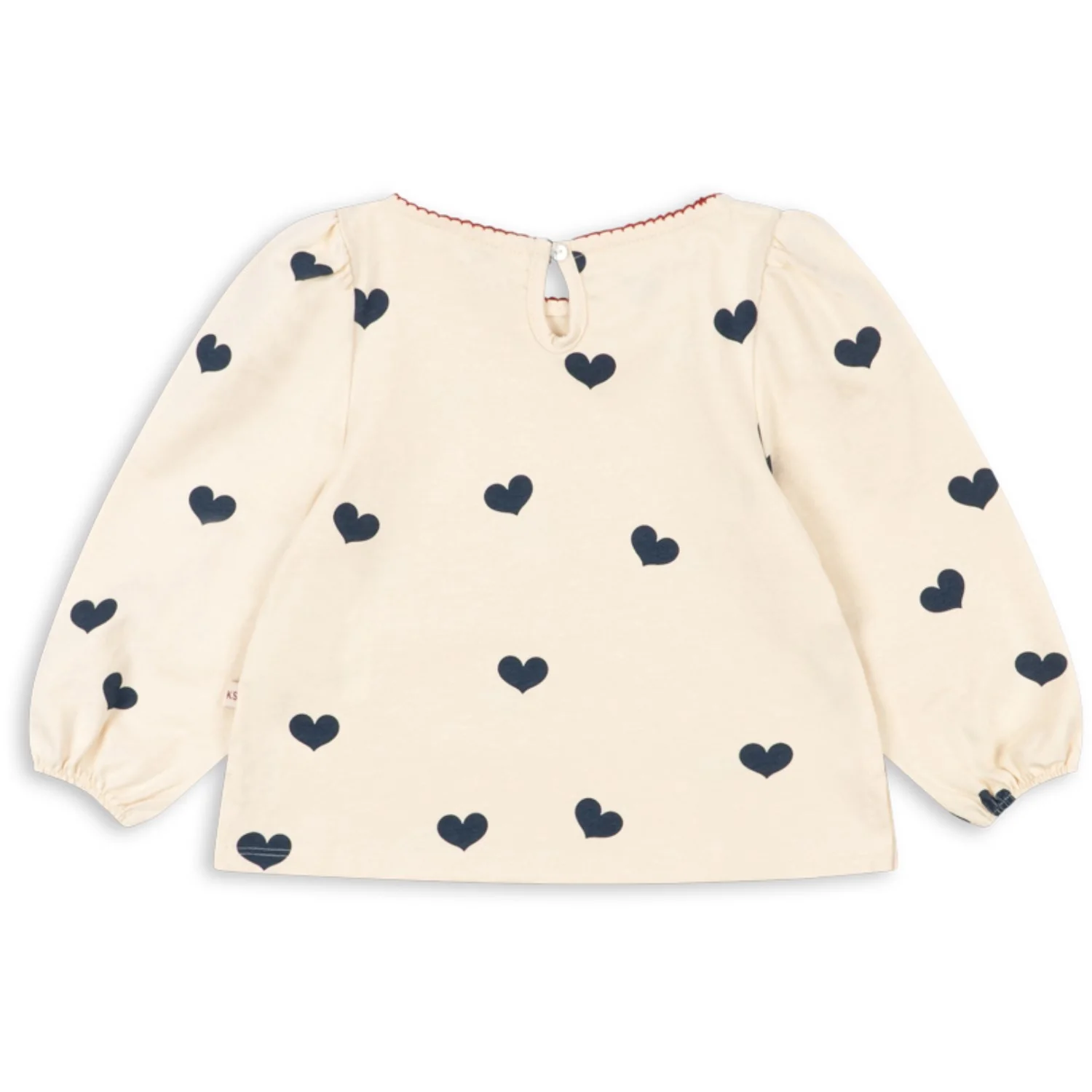 Konges Sløjd Cuore Tricolore Drey Slit Bluse Gots - Image 6