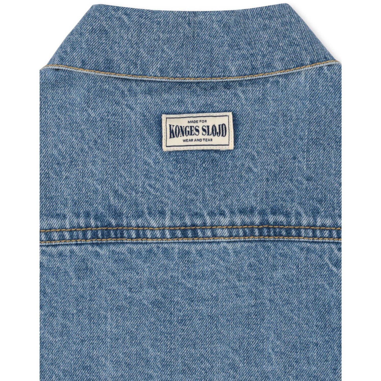 Konges Sløjd Denim Blue Magot Denim Jakke Gots - Image 7
