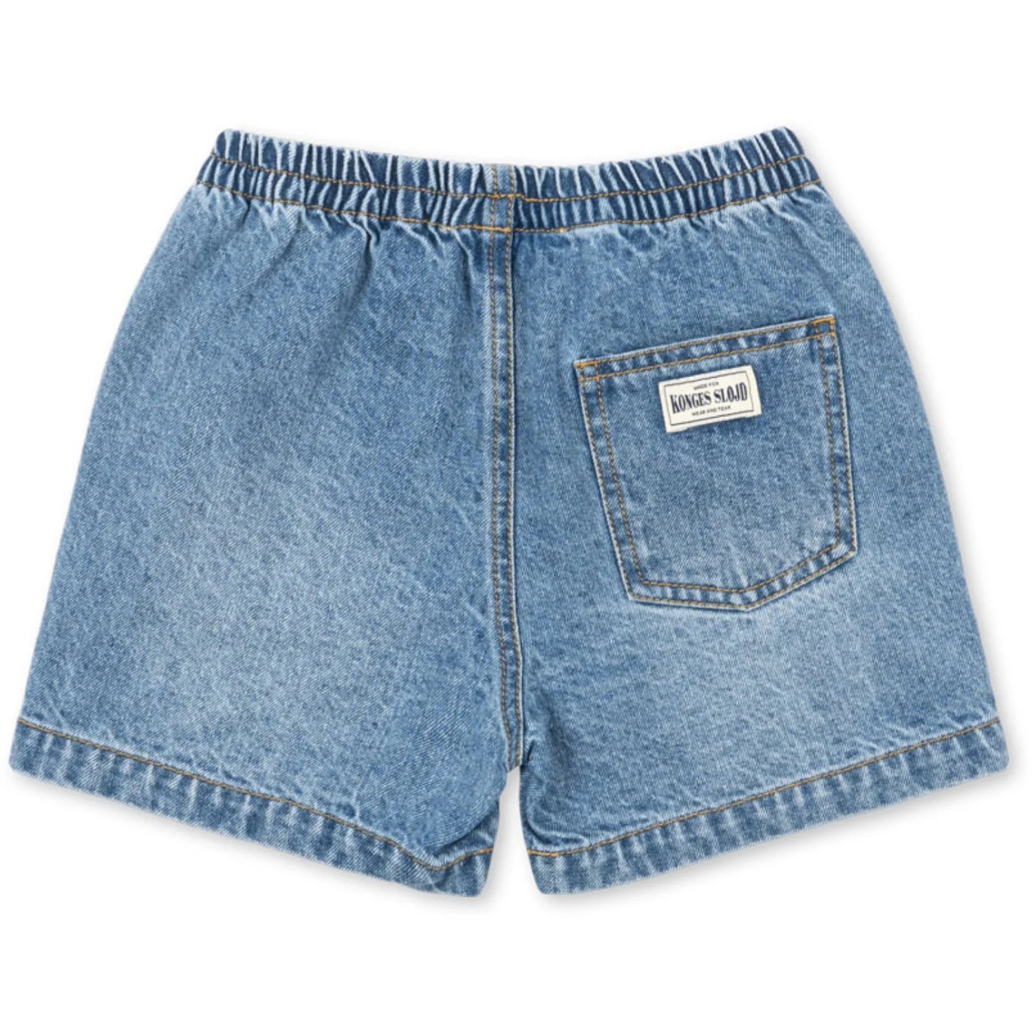 Konges Sløjd Denim Blue Magot Denim Shorts Gots - Image 8