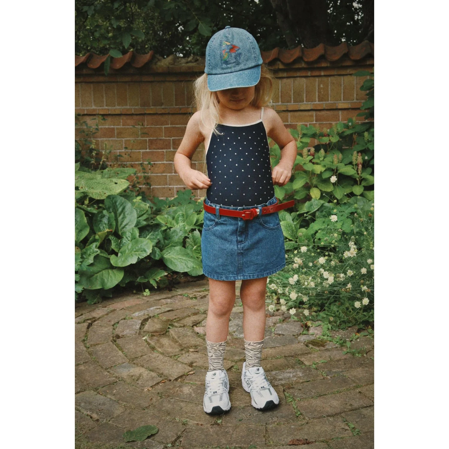 Konges Sløjd Denim Blue Magot Nederdel Gots - Image 3