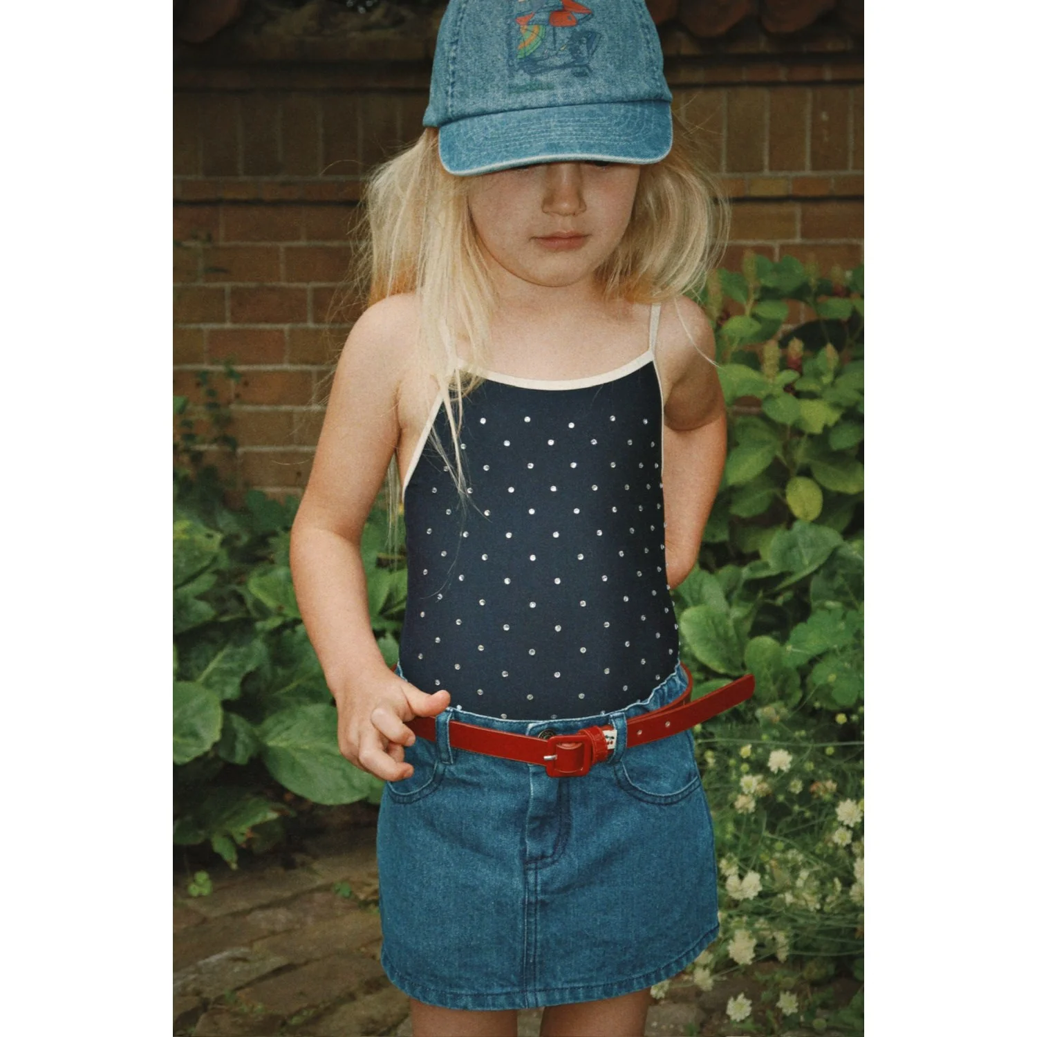Konges Sløjd Denim Blue Magot Nederdel Gots - Image 4