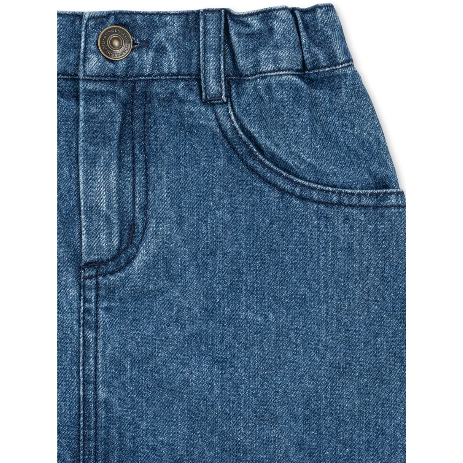 Konges Sløjd Denim Blue Magot Nederdel Gots - Image 5