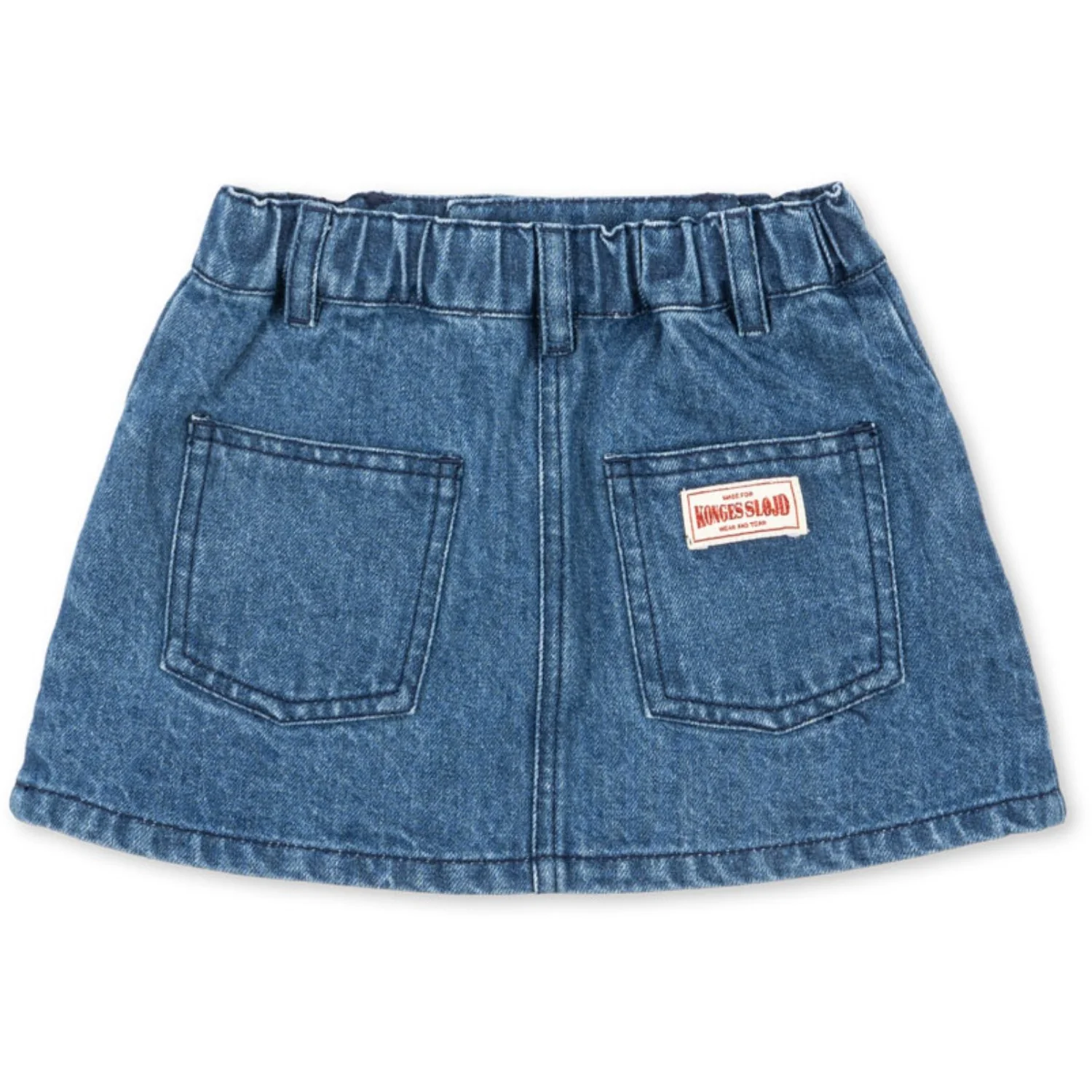 Konges Sløjd Denim Blue Magot Nederdel Gots - Image 7