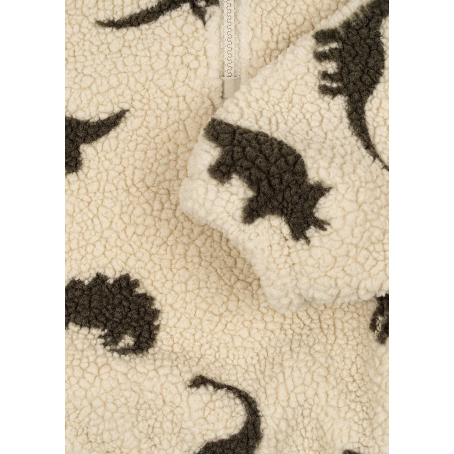 Konges Sløjd Dino Silhouette Jody Bamse Half Zip Grs - Image 2
