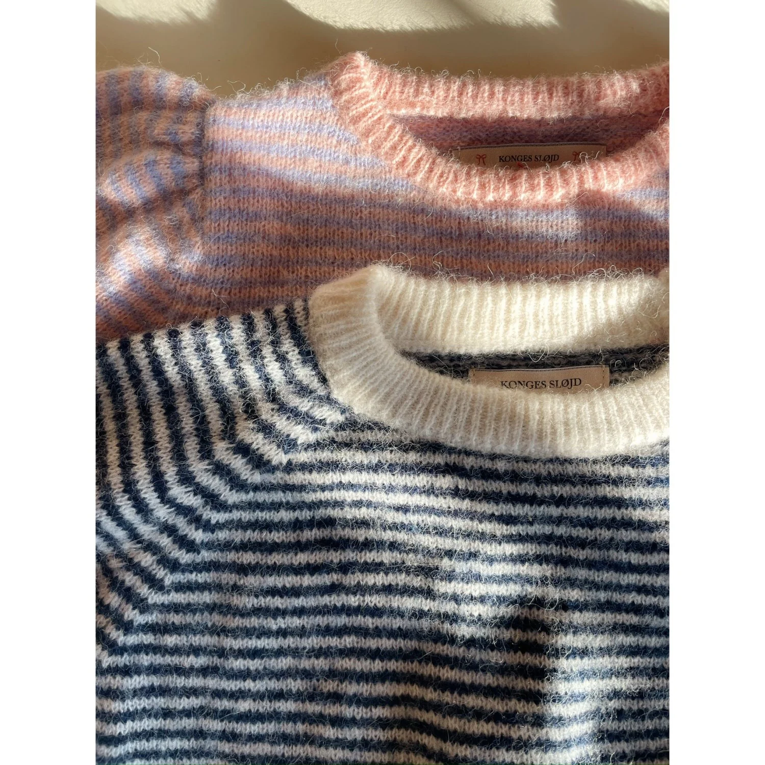 Konges Sløjd Ensign Blue/Buttercream Berle Strik Sweater - Image 2
