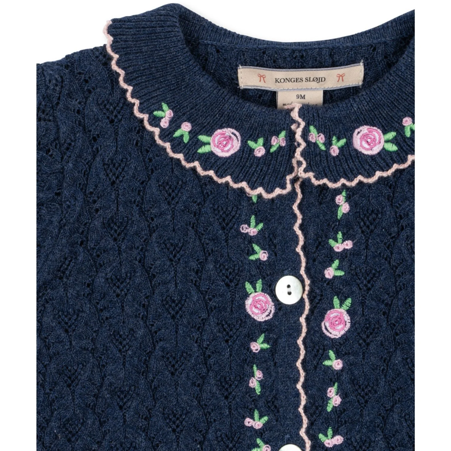 Konges Sløjd Ensign Blue Rosier Cardigan - Image 5
