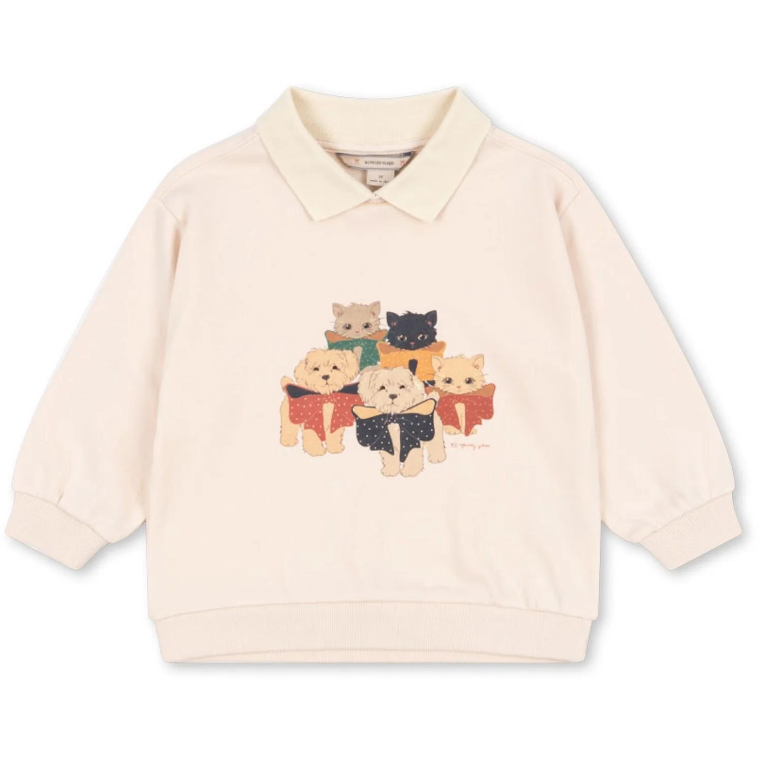 Konges Sløjd Family Photo Spotty Ls Polo GOTS