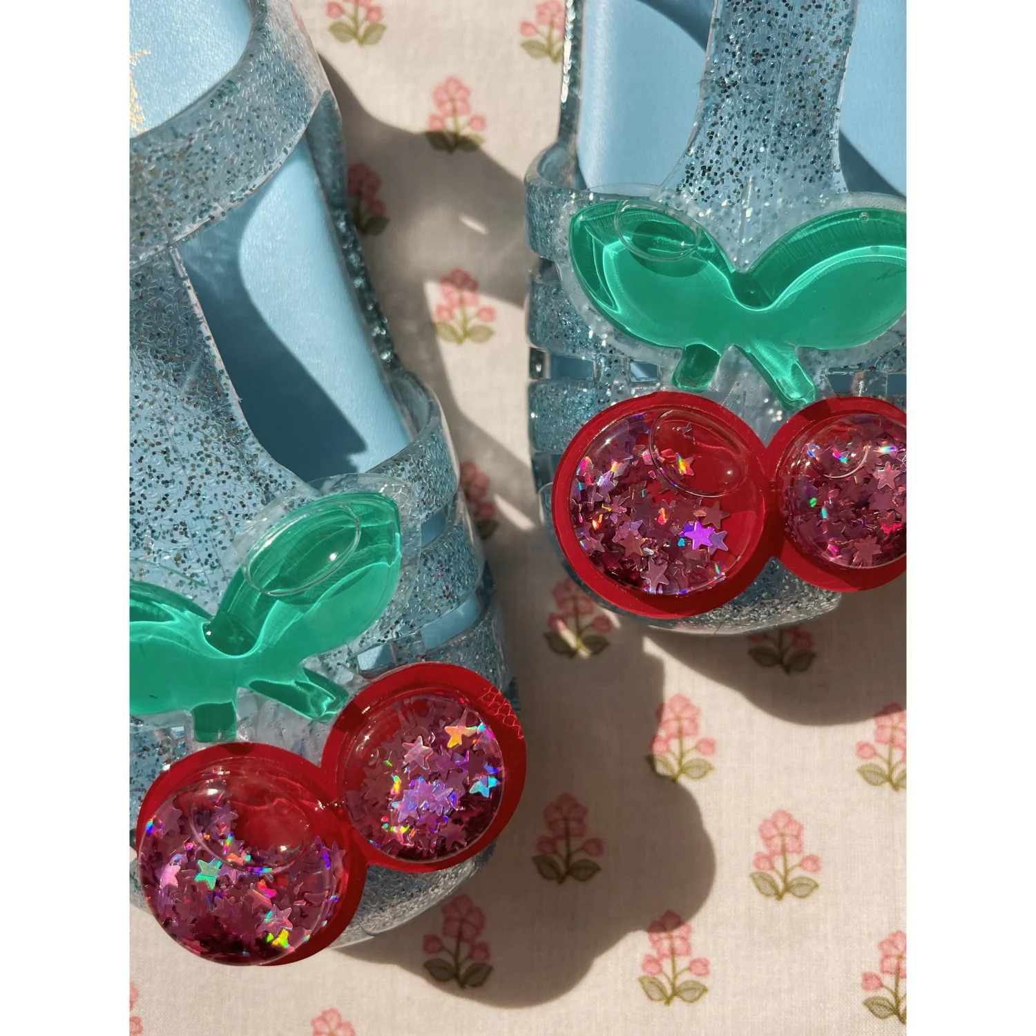Konges Sløjd Glitter Blue Lilo Sandal - Image 3