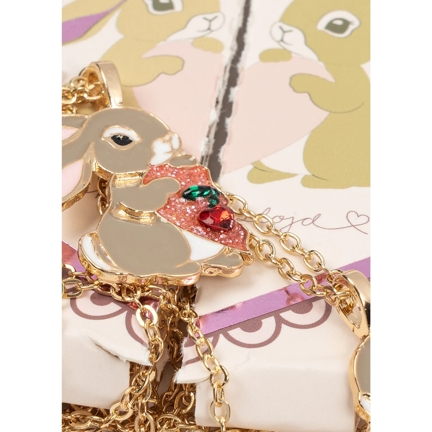 Konges Sløjd Gold Bunny Bestie Necklace - Image 2