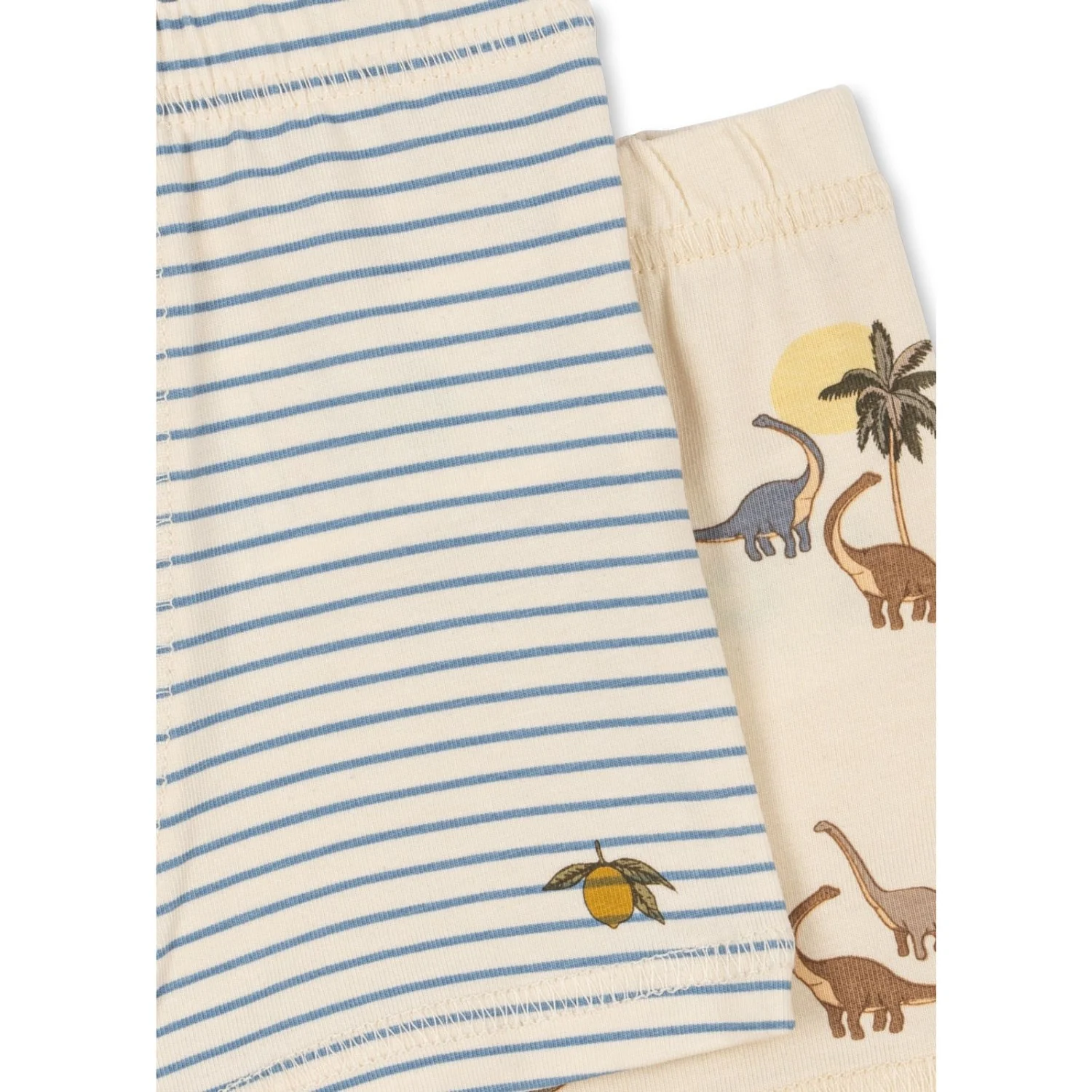 Konges Sløjd Kubi/Stripe Bluie Basic 2 Pak Boy Underbukser GOTS - Image 2