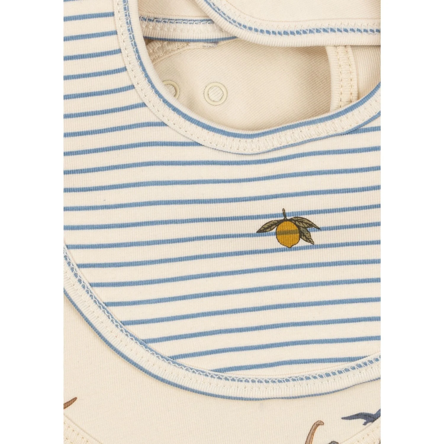 Konges Sløjd Kubi/Stripe Bluie Basic 2 Pak Hagesmæk - Image 2