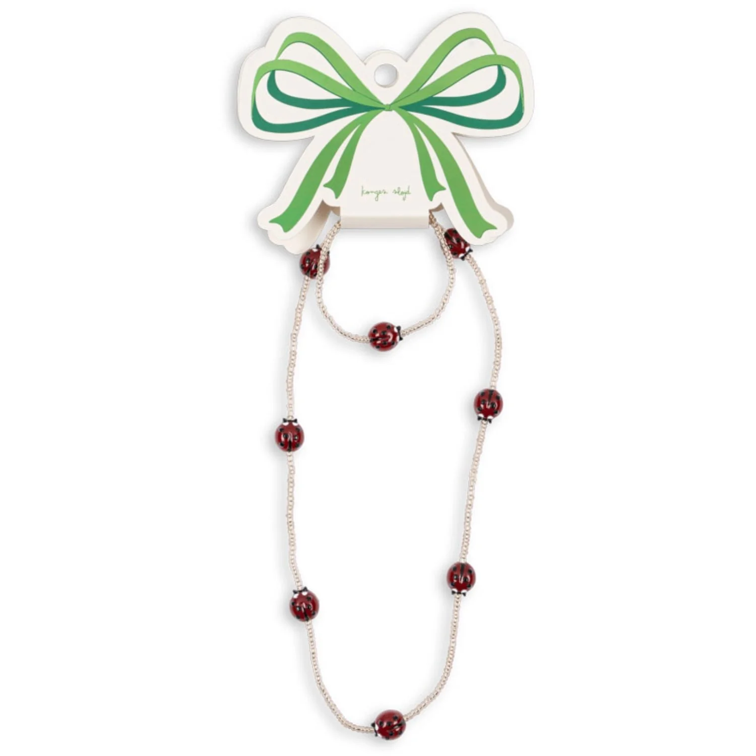 Konges Sløjd Ladybug Ladybug Necklace & Bracelet Sæt - Image 4