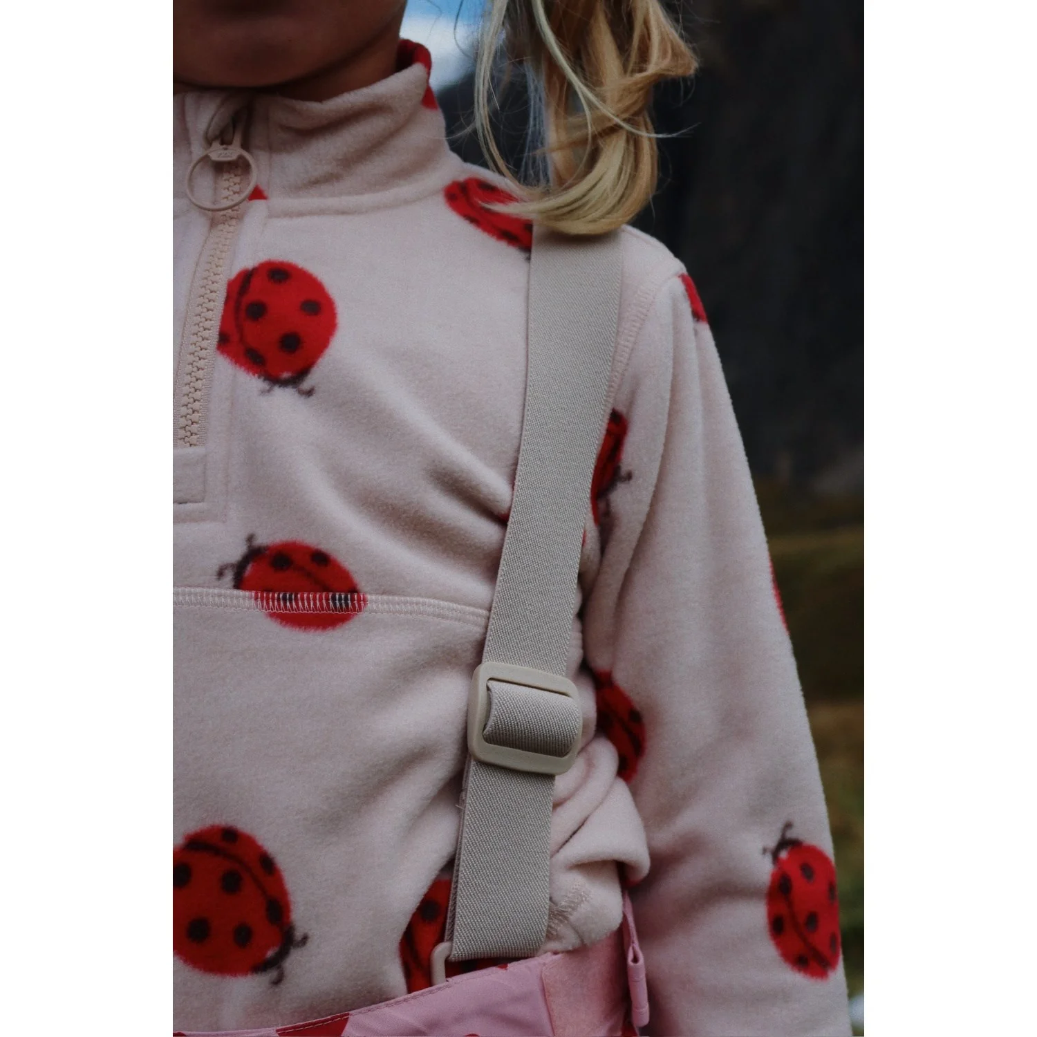 Konges Sløjd Ladybug Tavi Fleece Sweatshirt Grs - Image 2