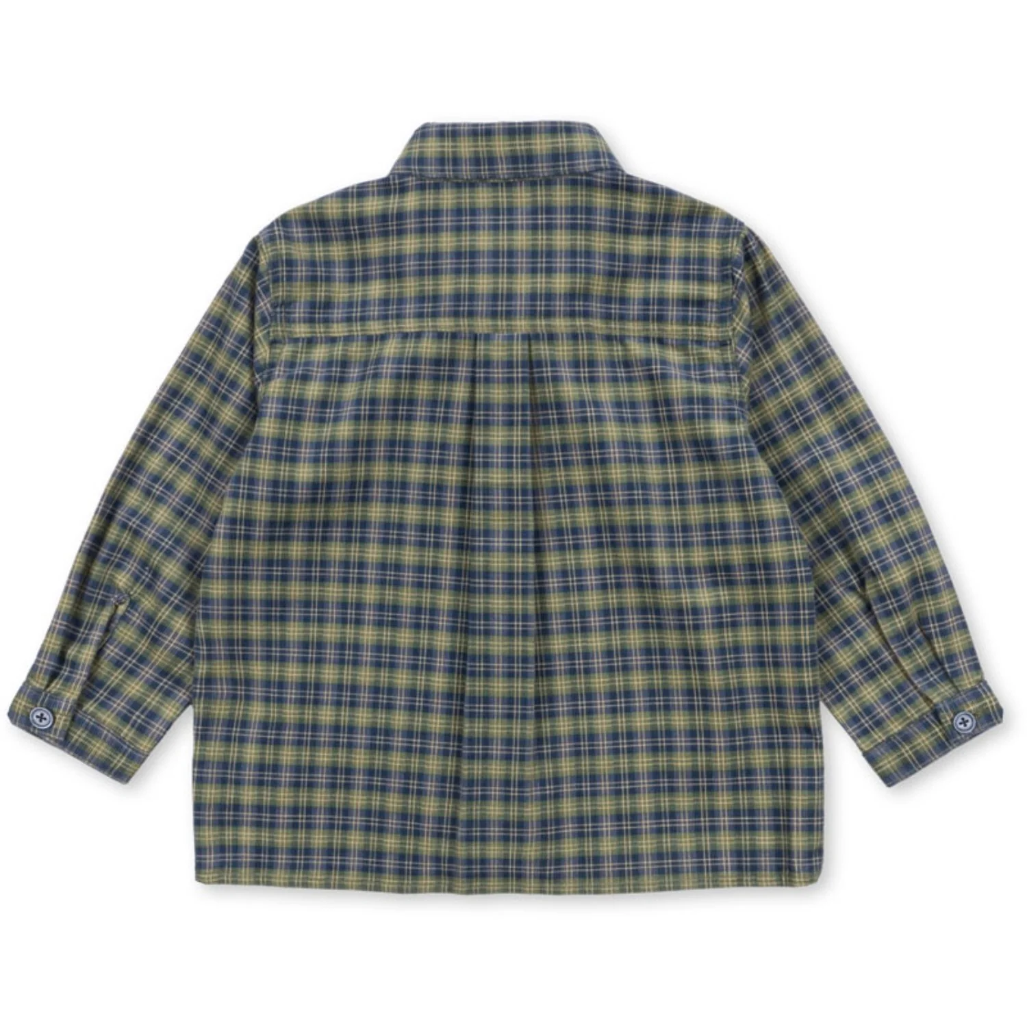 Konges Sløjd Laurel Blue Check Cara Ls Skjorte GOTS - Image 5