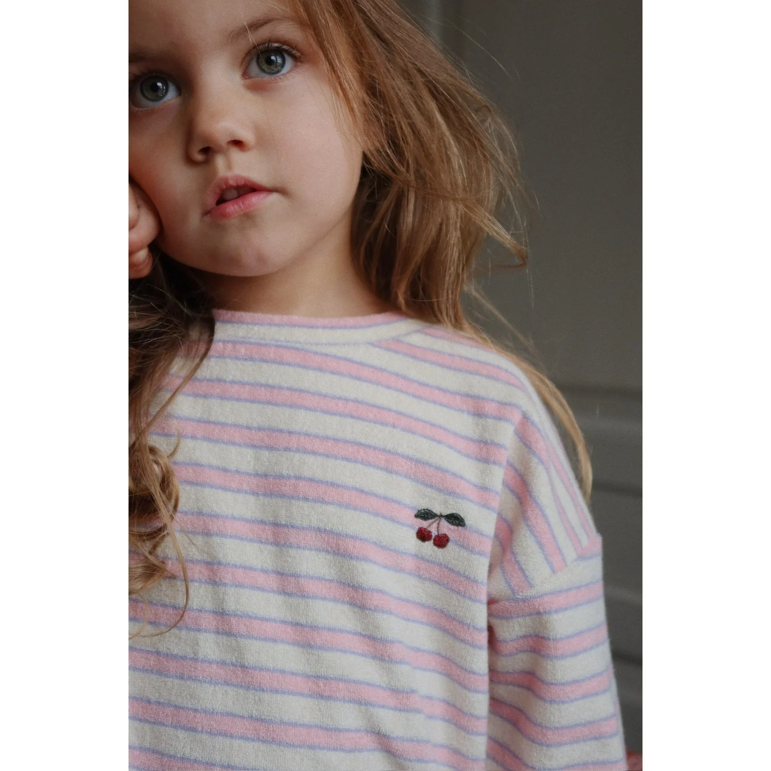 Konges Sløjd Lolly Stripe Itty Sweatshirt GOTS - Image 3