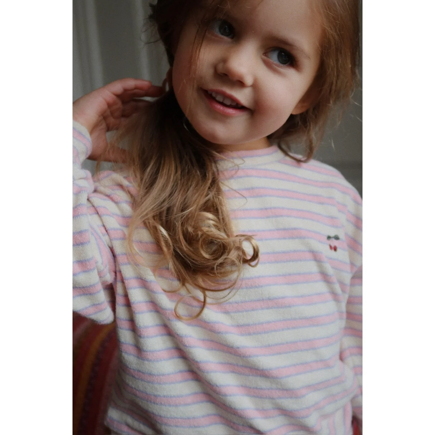Konges Sløjd Lolly Stripe Itty Sweatshirt GOTS - Image 5