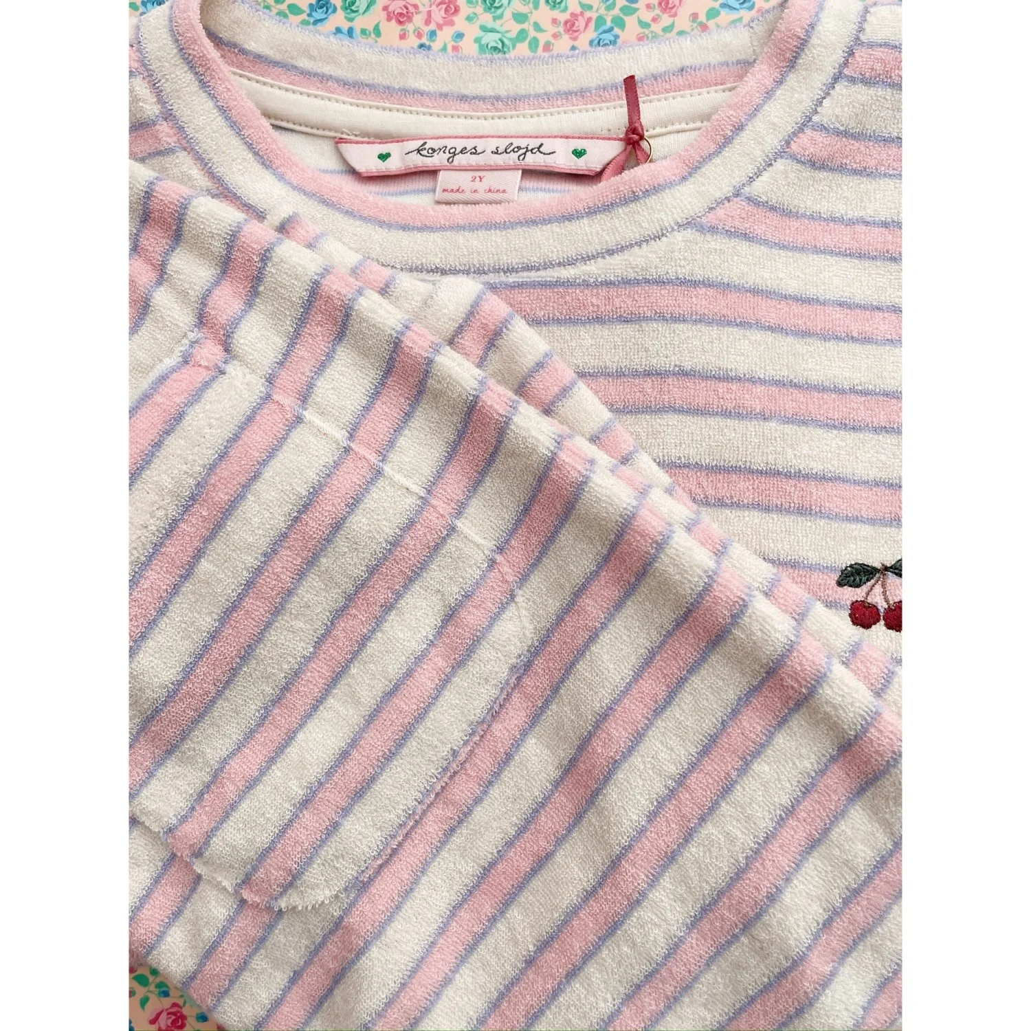 Konges Sløjd Lolly Stripe Itty Sweatshirt GOTS - Image 6