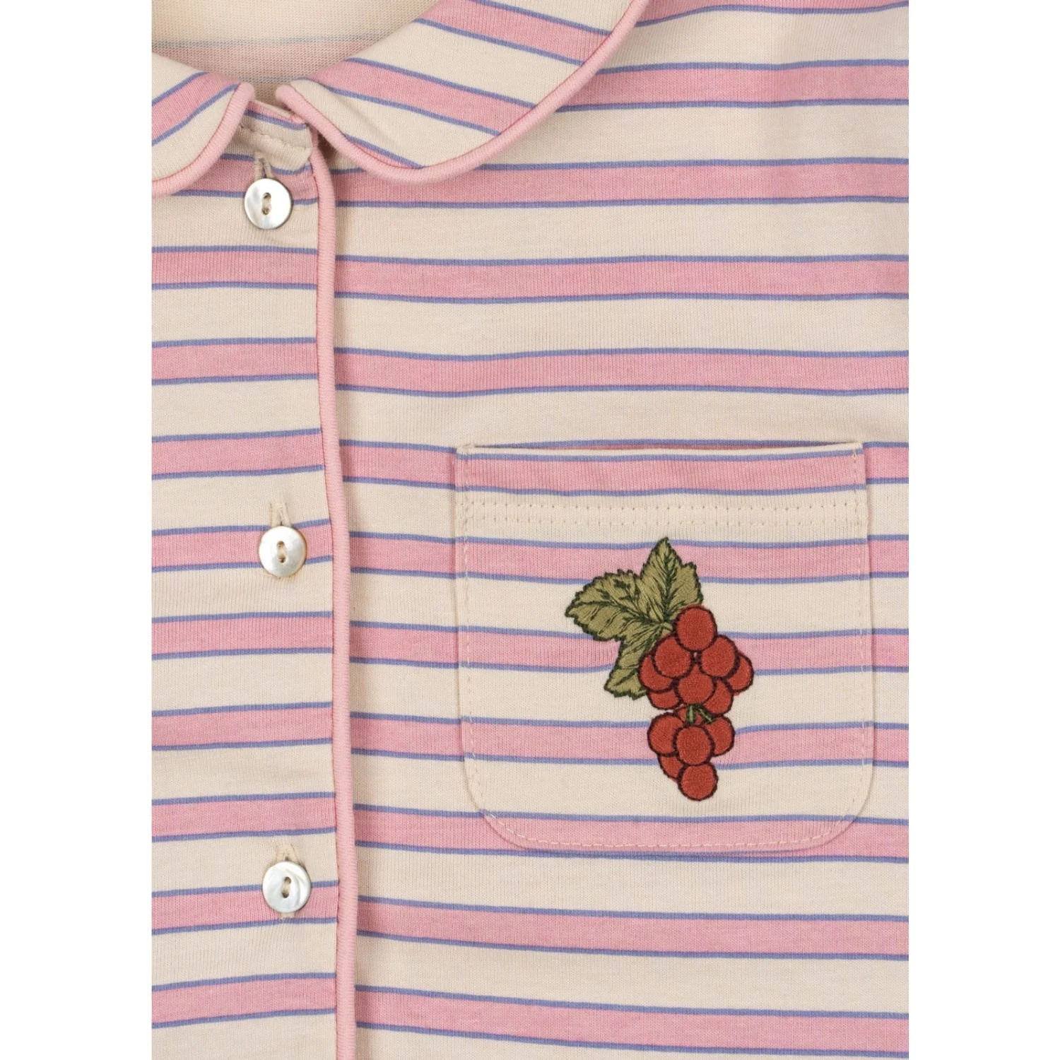 Konges Sløjd Lolly Stripe Pio Flæse Sæt Gots - Image 11