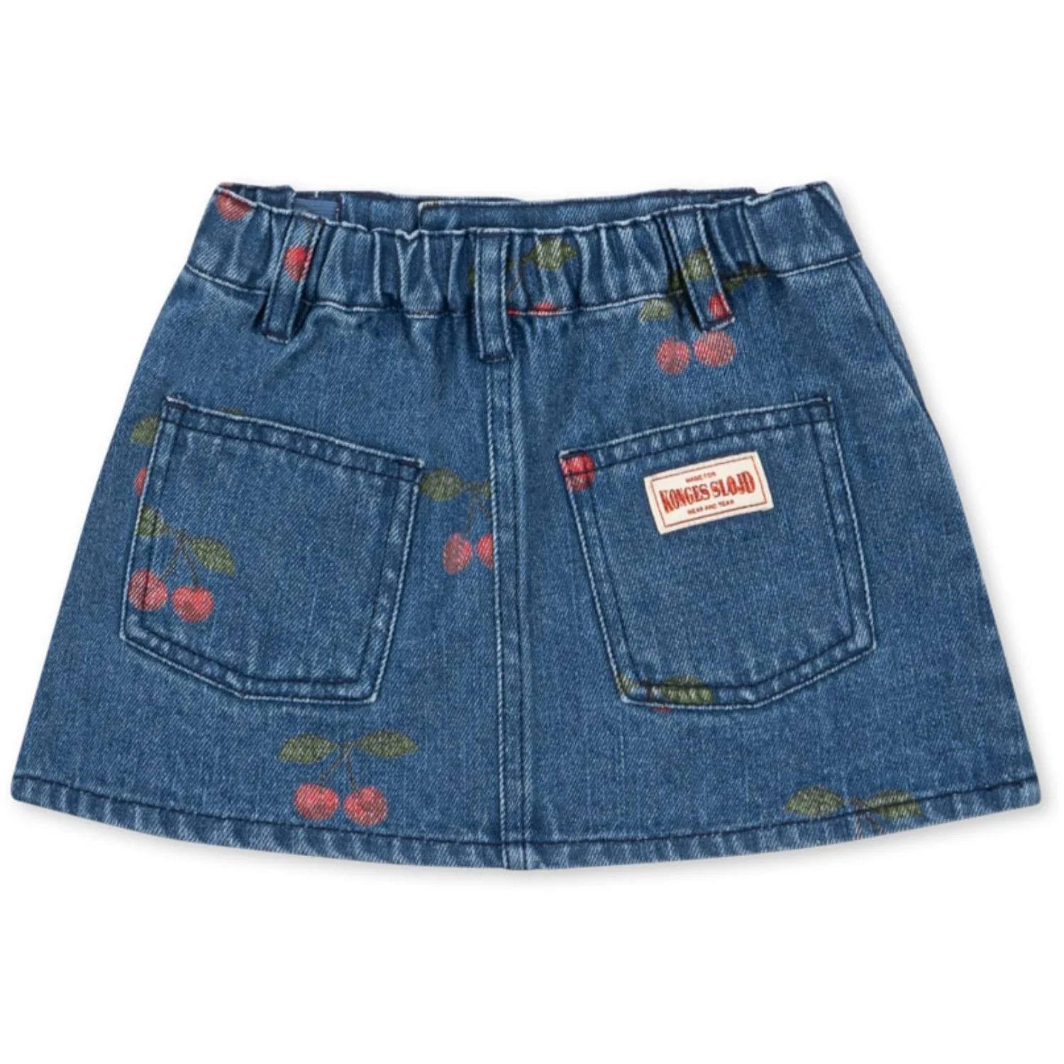 Konges Sløjd Ma Grande Cerise Denim Magot Printed Nederdel Gots - Image 7