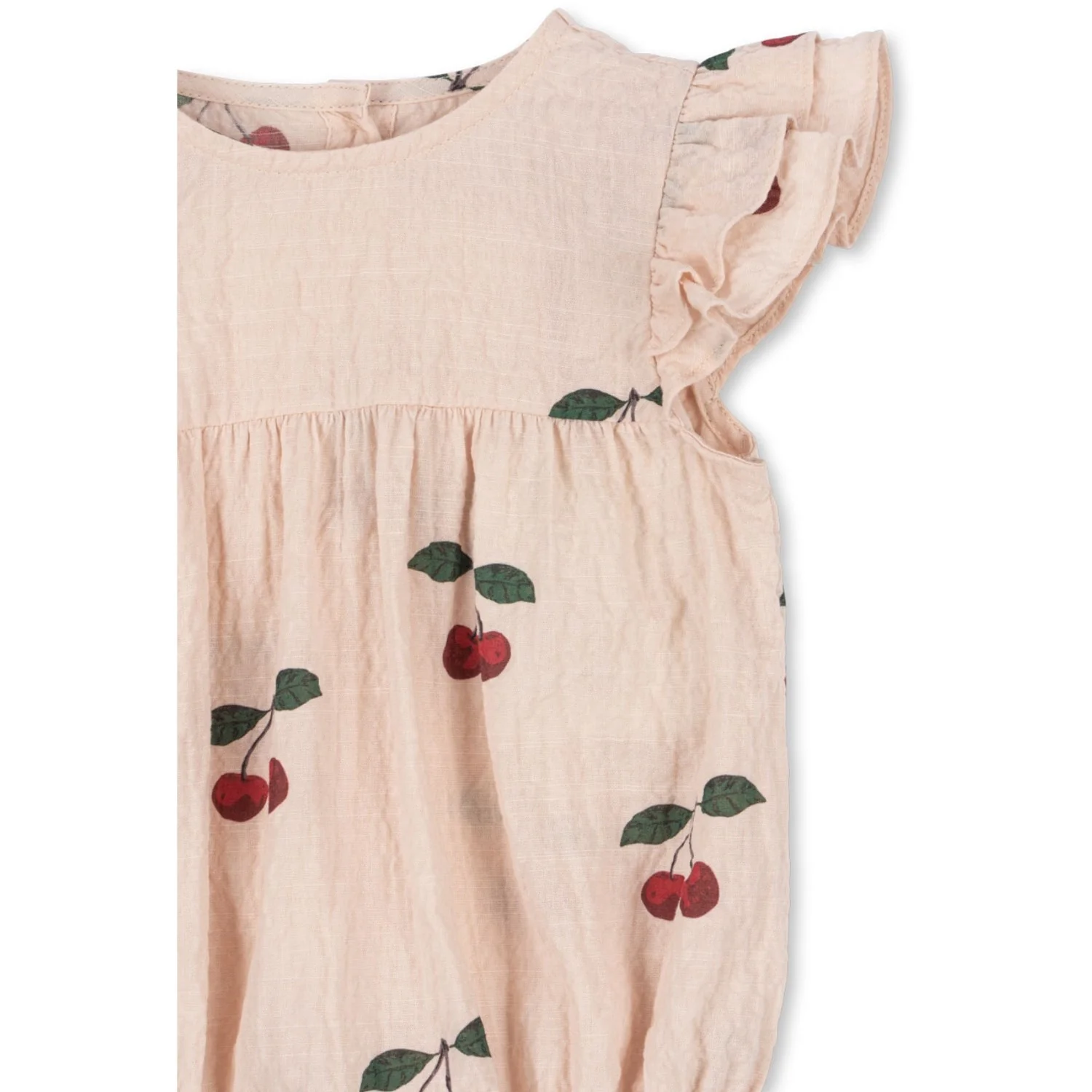 Konges Sløjd Ma Grande Cerise Pink Elin Romper GOTS - Image 4