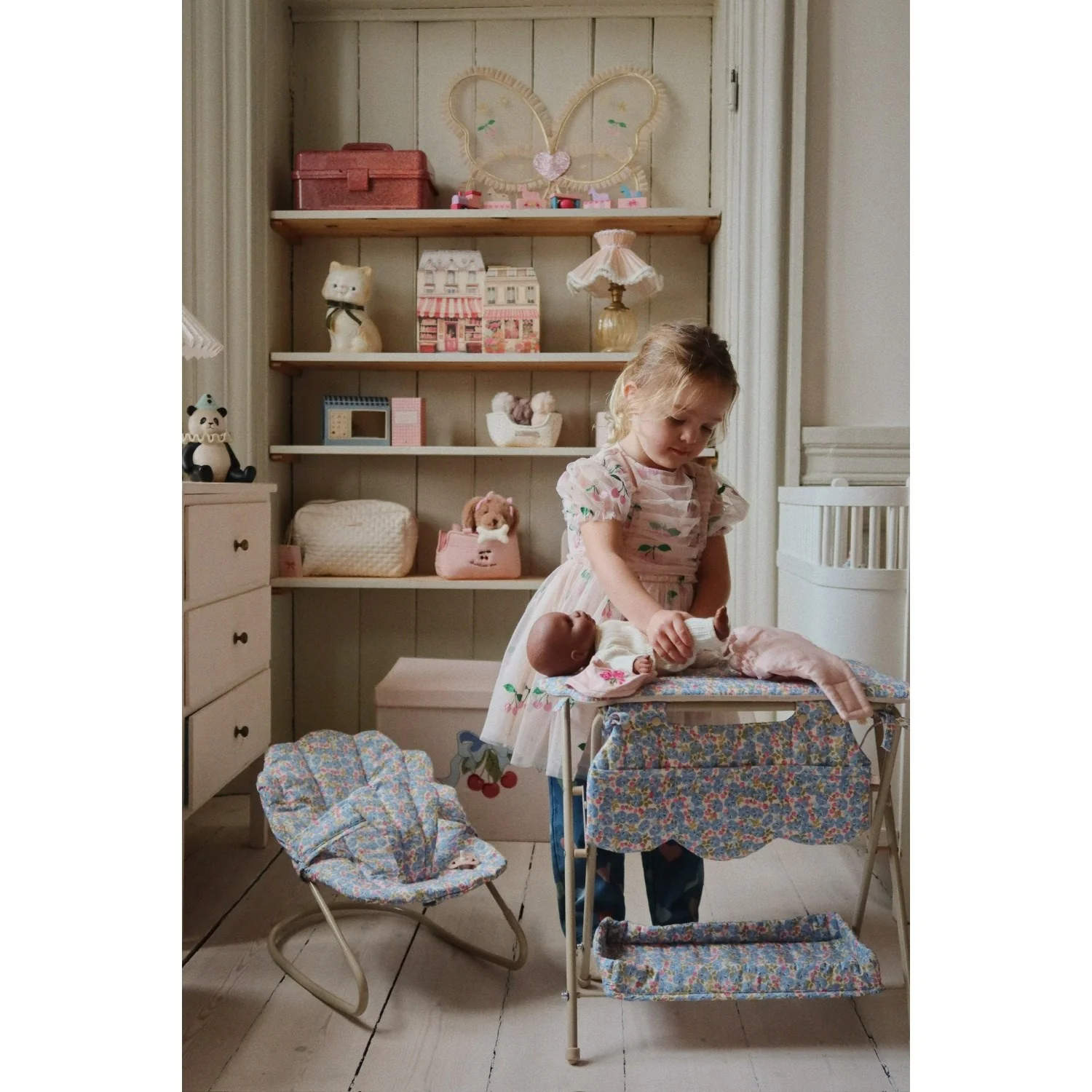 Konges Sløjd Ma Grande Cerise Pink Glitter Tullie Kjole - Image 3