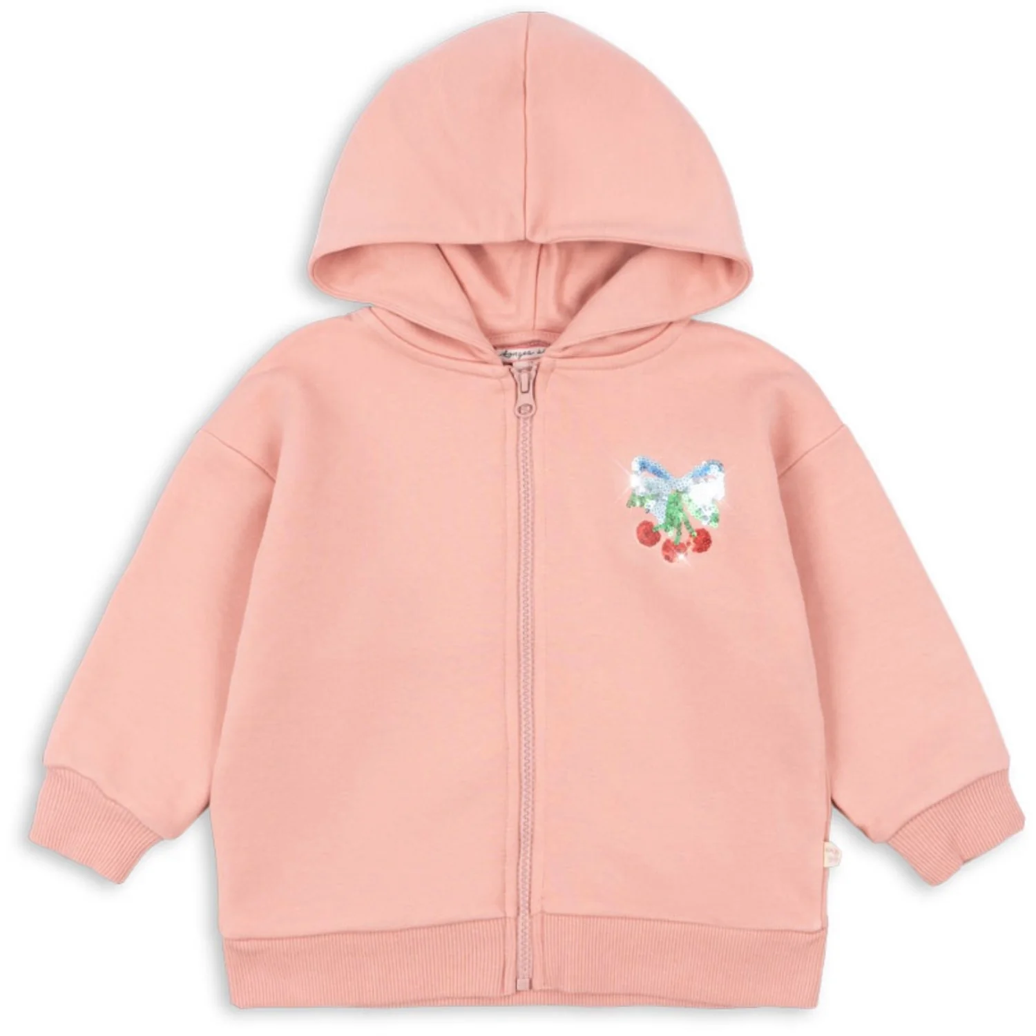 Konges Sløjd Mellow Rose Lou Paliet Sweat Zip Hætte Ocs