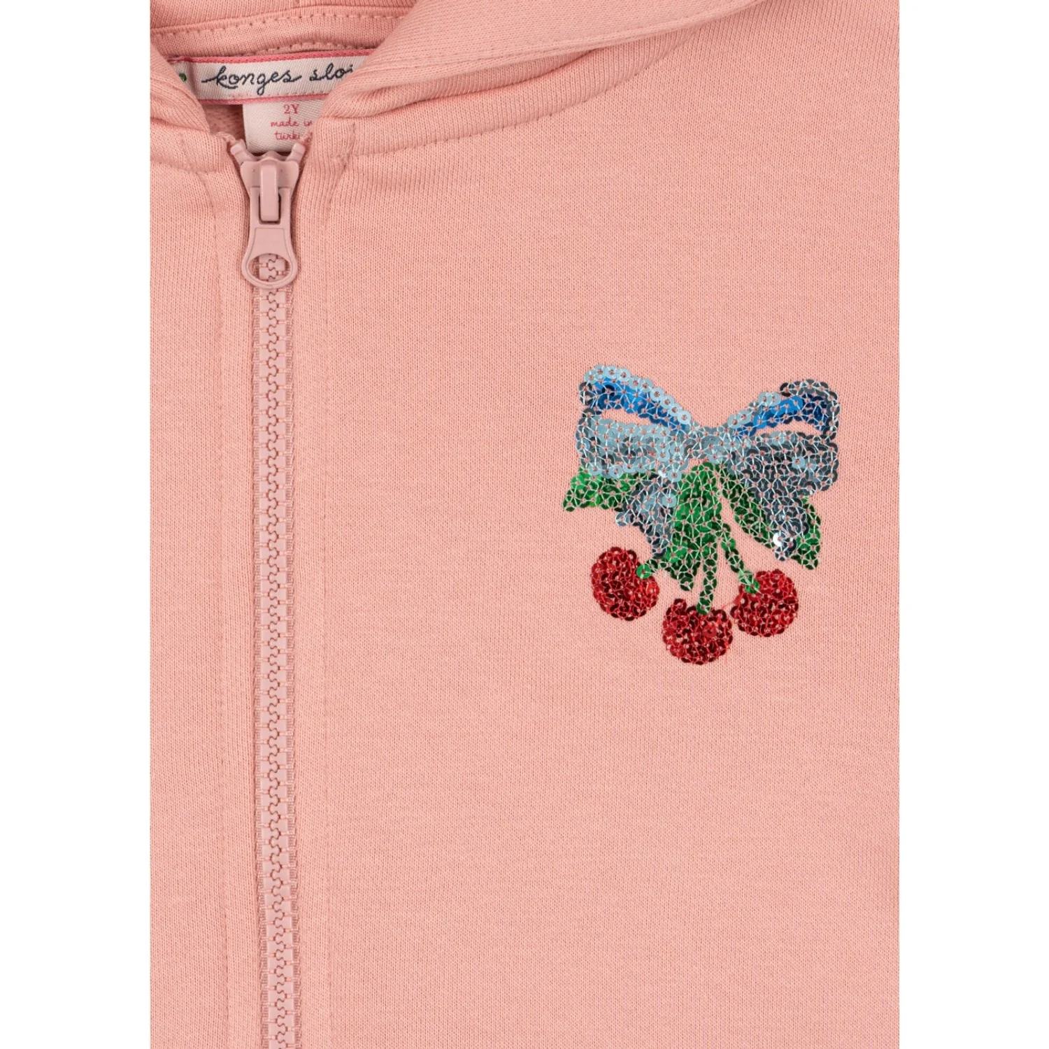 Konges Sløjd Mellow Rose Lou Paliet Sweat Zip Hætte Ocs - Image 4
