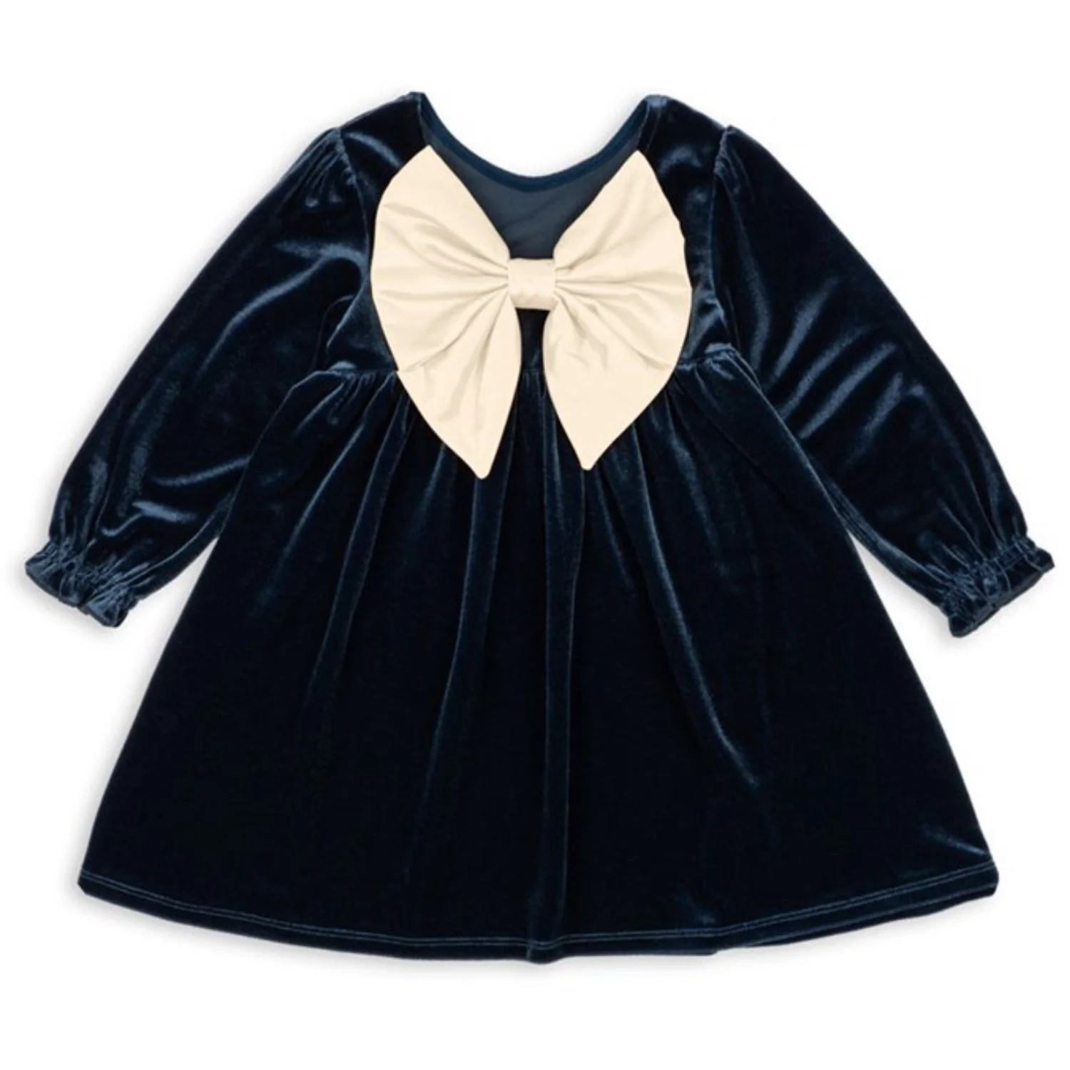 Konges Sløjd x Luksusbaby Navy Blazer Gia Sløjfe Kjole Grs - Image 5