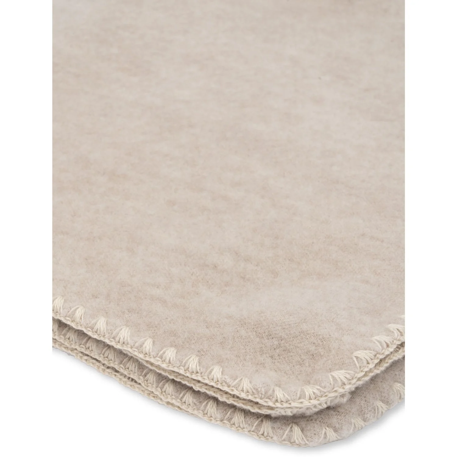 Konges Sløjd Fanga Fontana Oatmeal Melange Erba Uld Fleece Baby Tæppe - Image 6