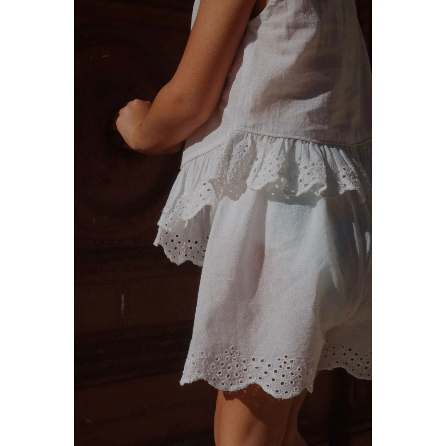 Konges Sløjd Optic White RHW X KS Fiori Shorts GOTS - Image 4
