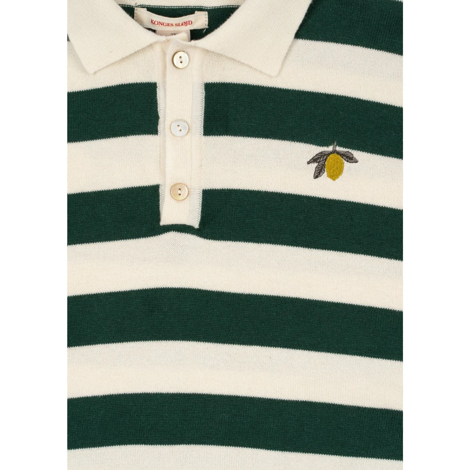 Konges Sløjd Pine Grove Stripe Manis Strik Polo - Image 6