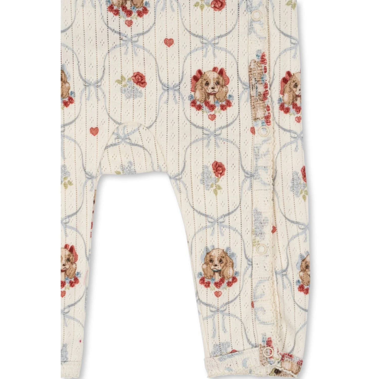 Konges Sløjd Puppy Minnie Newborn Onesie GOTS - Image 3