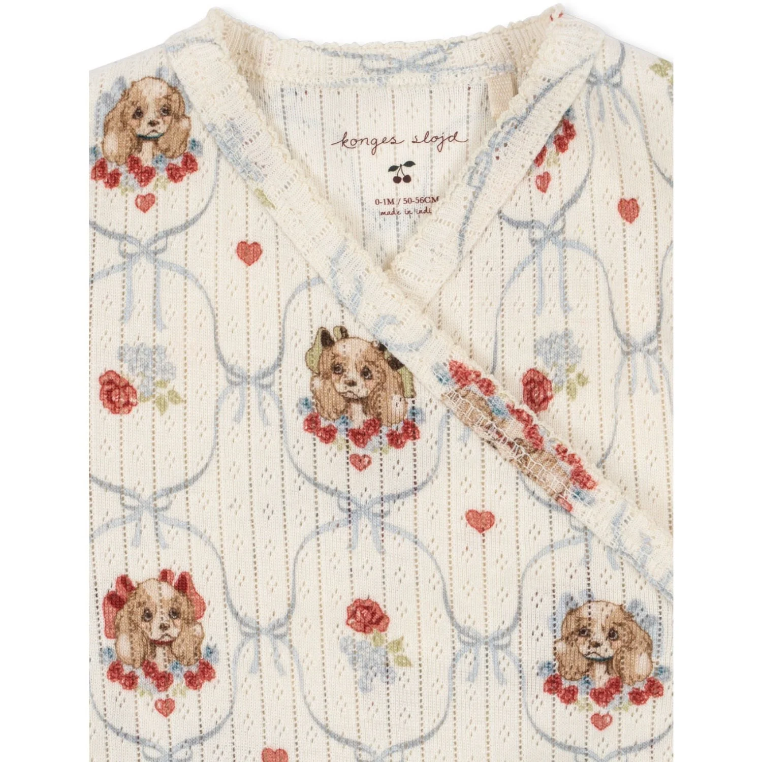 Konges Sløjd Puppy Minnie Newborn Onesie GOTS - Image 5