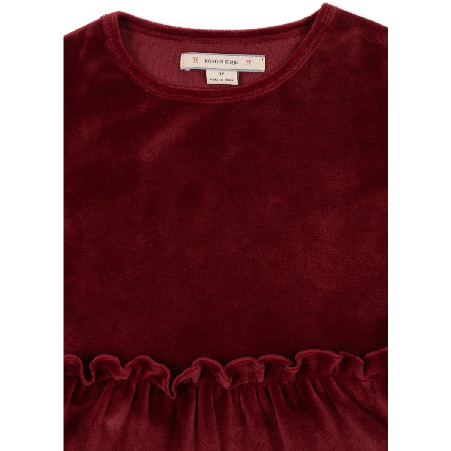 Konges Sløjd Red Dahlia Jingle Kjole GRS - Image 3