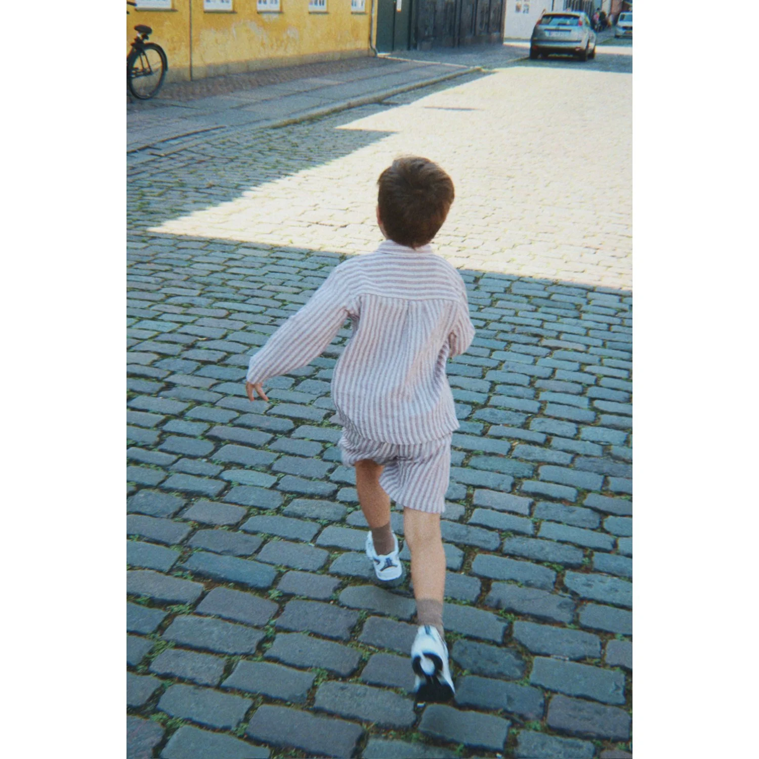 Konges Sløjd Red Stripe Ely Shorts Gots - Image 2
