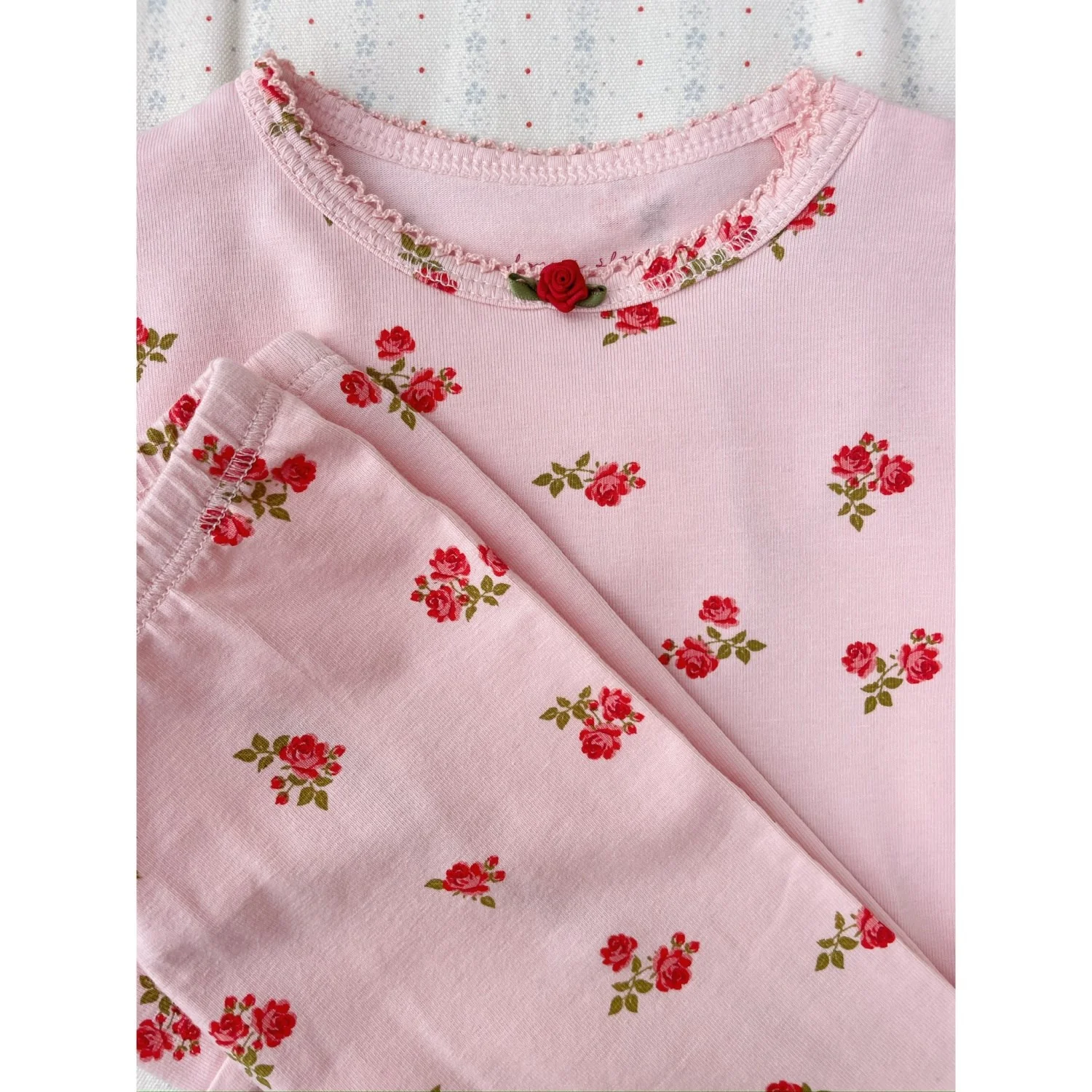 Konges Sløjd Rosa Pink Basic Bluse GOTS - Image 3